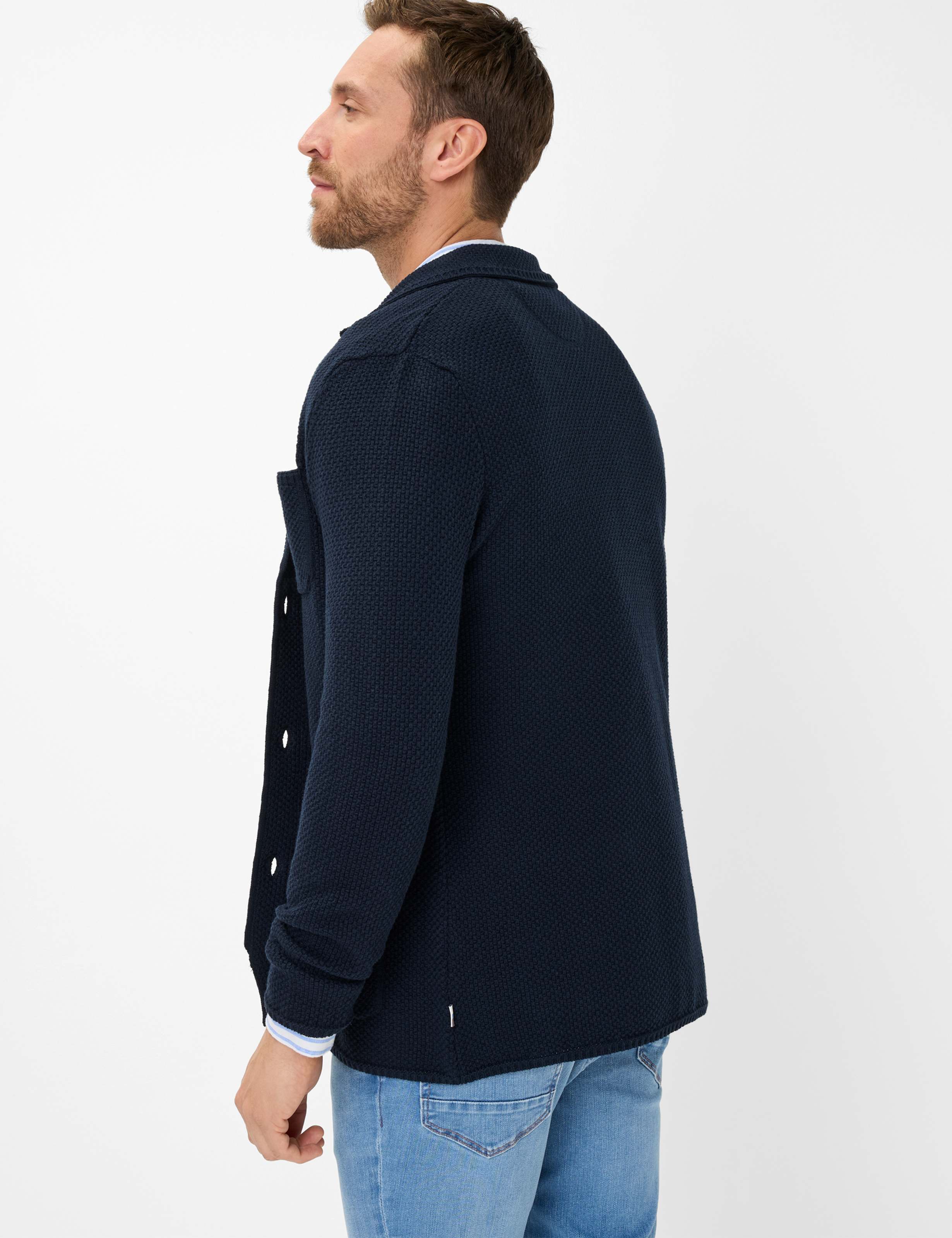 Men Style JASPER Dark Blue  Model back