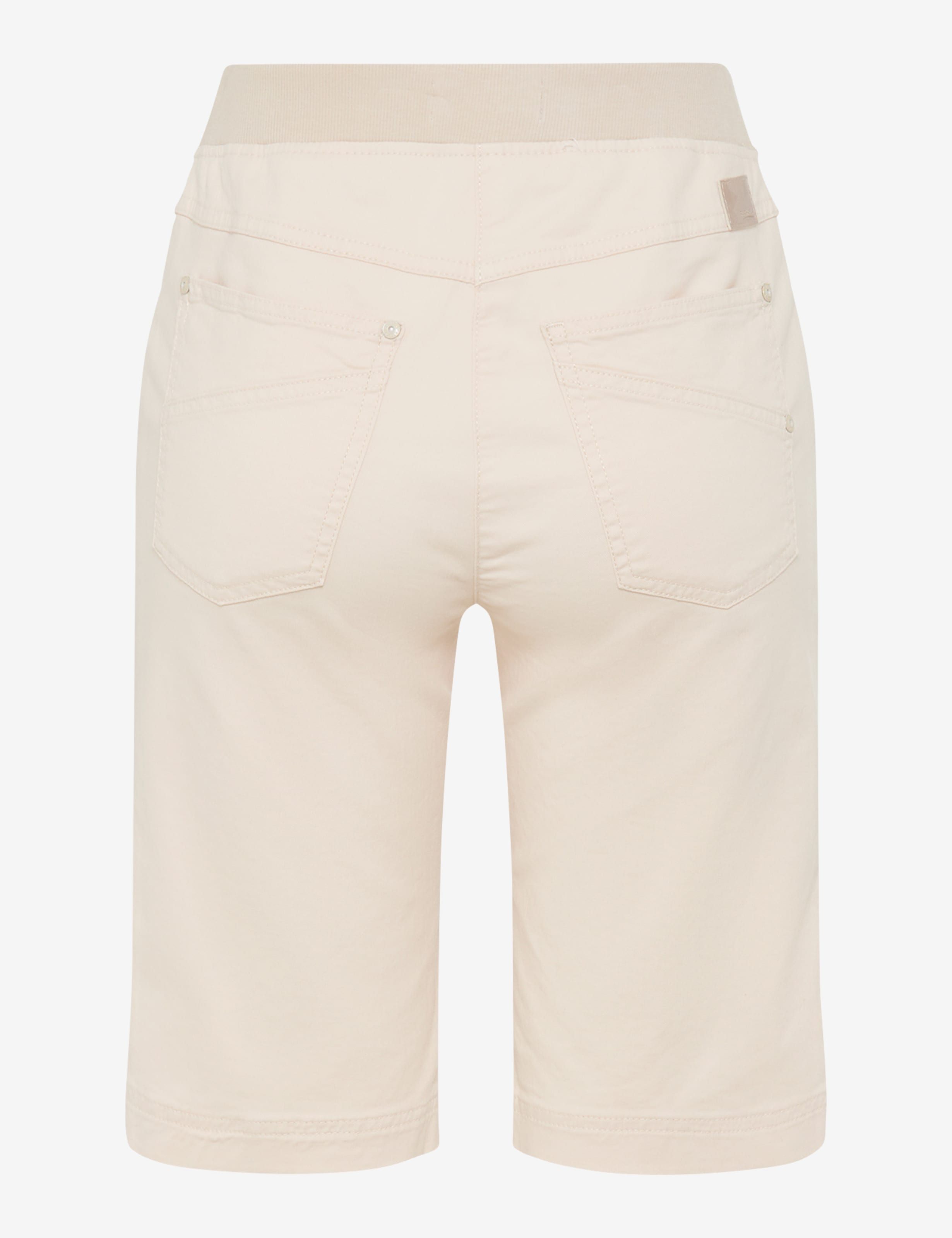 Damen Style PAMINA BERMUDA Cremeweiß Slim Fit Freisteller Rueck