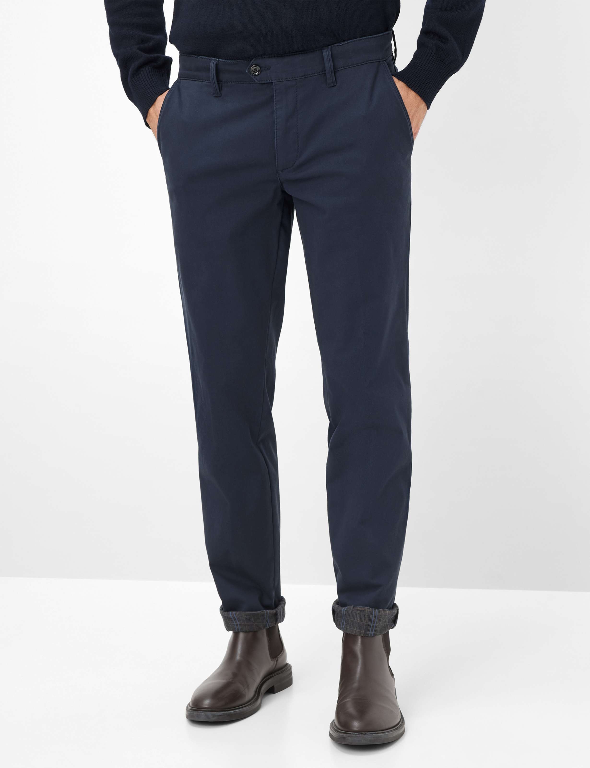 Thumbnail - Eurex by Brax Herren Flatfronthose Style JIM TT NAVY, dunkelblau, Gr. 295U