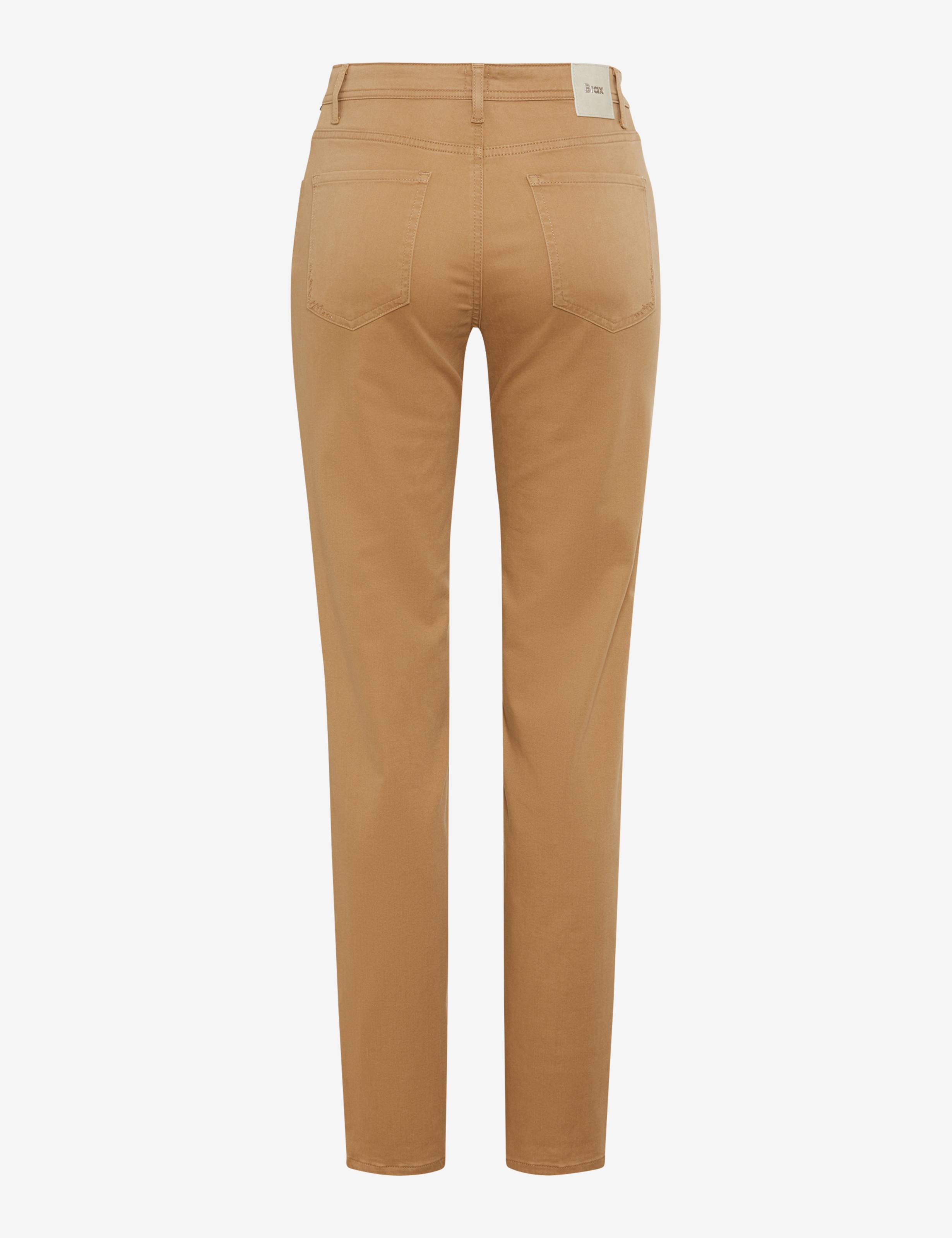 Femme Style MARY Marron Clair Regular Fit Détourage arrière