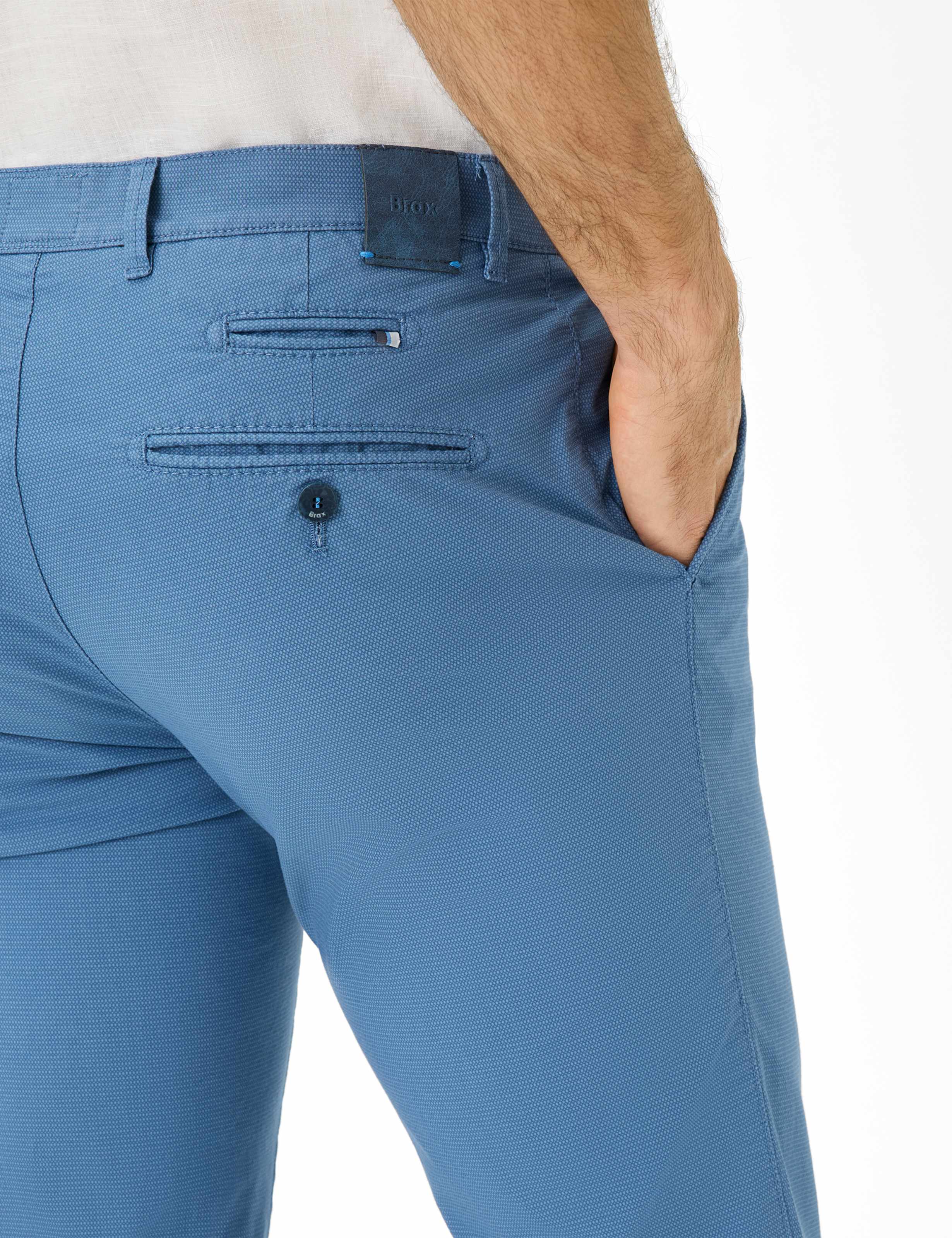 Men Style FABIO Blue Modern Fit Detail 2