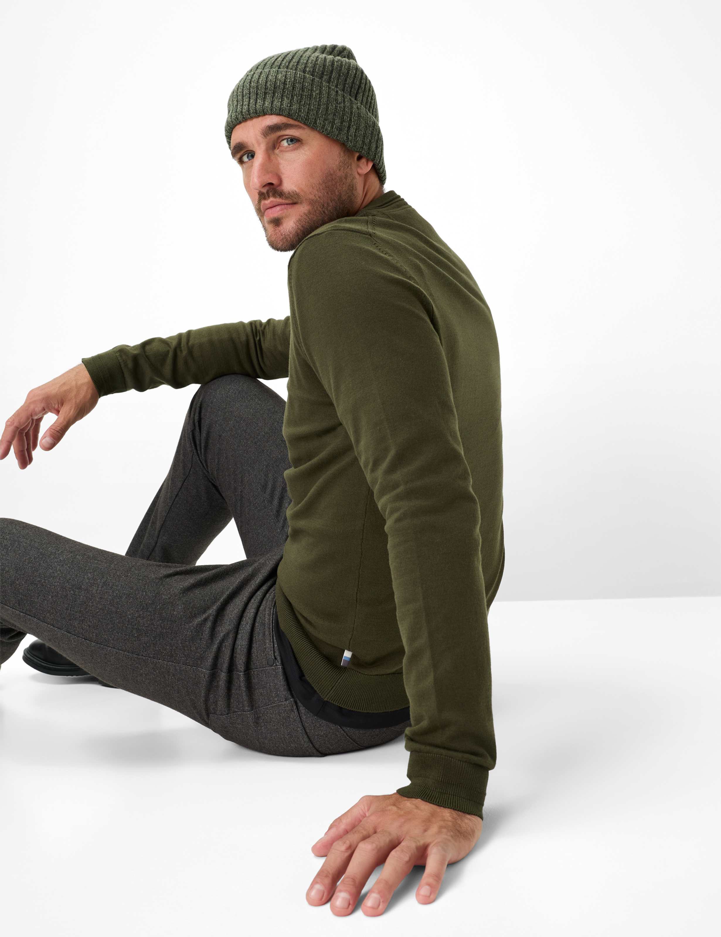 Heren Style RICK Groen - Olijf  Detail 1