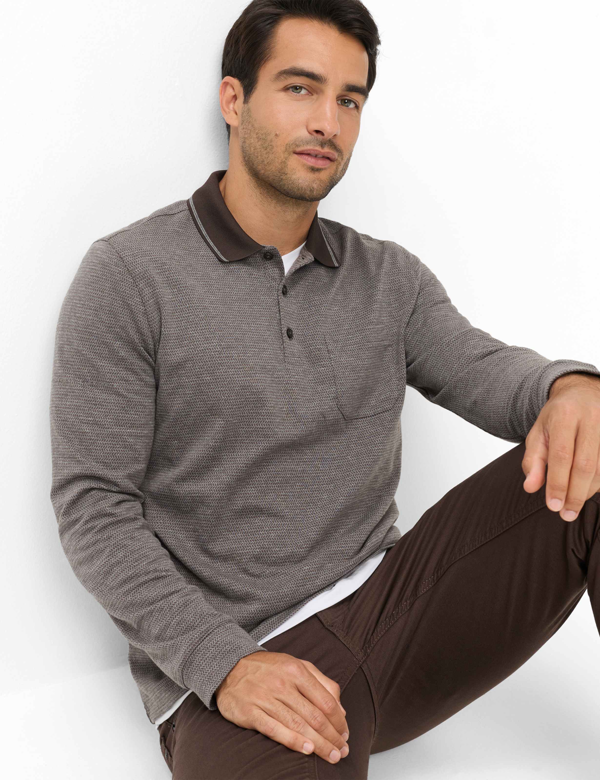 Herren Style PHARELL Dunkelbraun  Detail 1