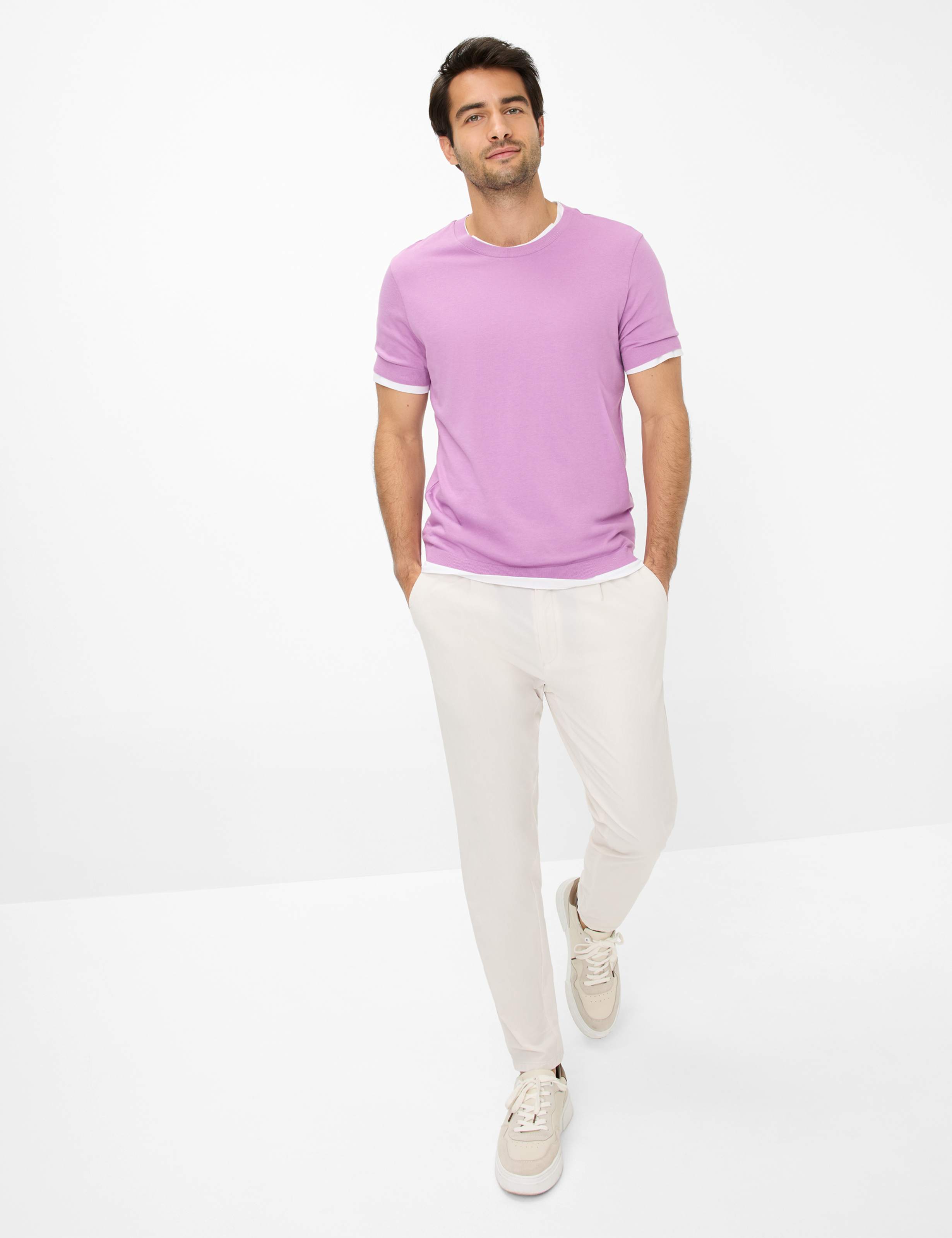Men Style TREVOR Purple  Model Outfit