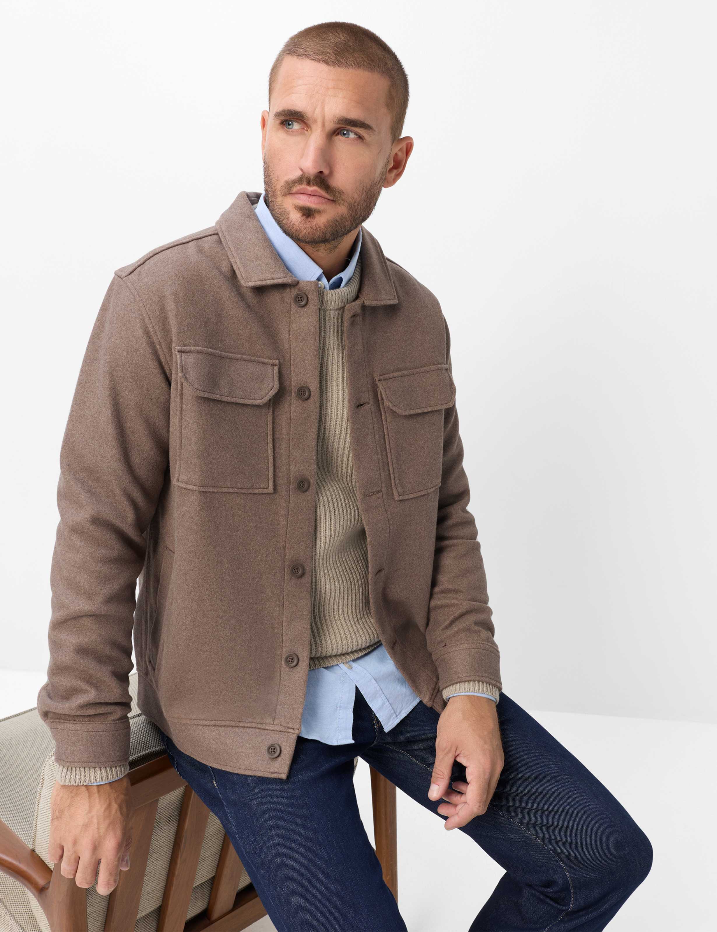 Herren Style SANTIAGO Dunkelbraun  Detail 1