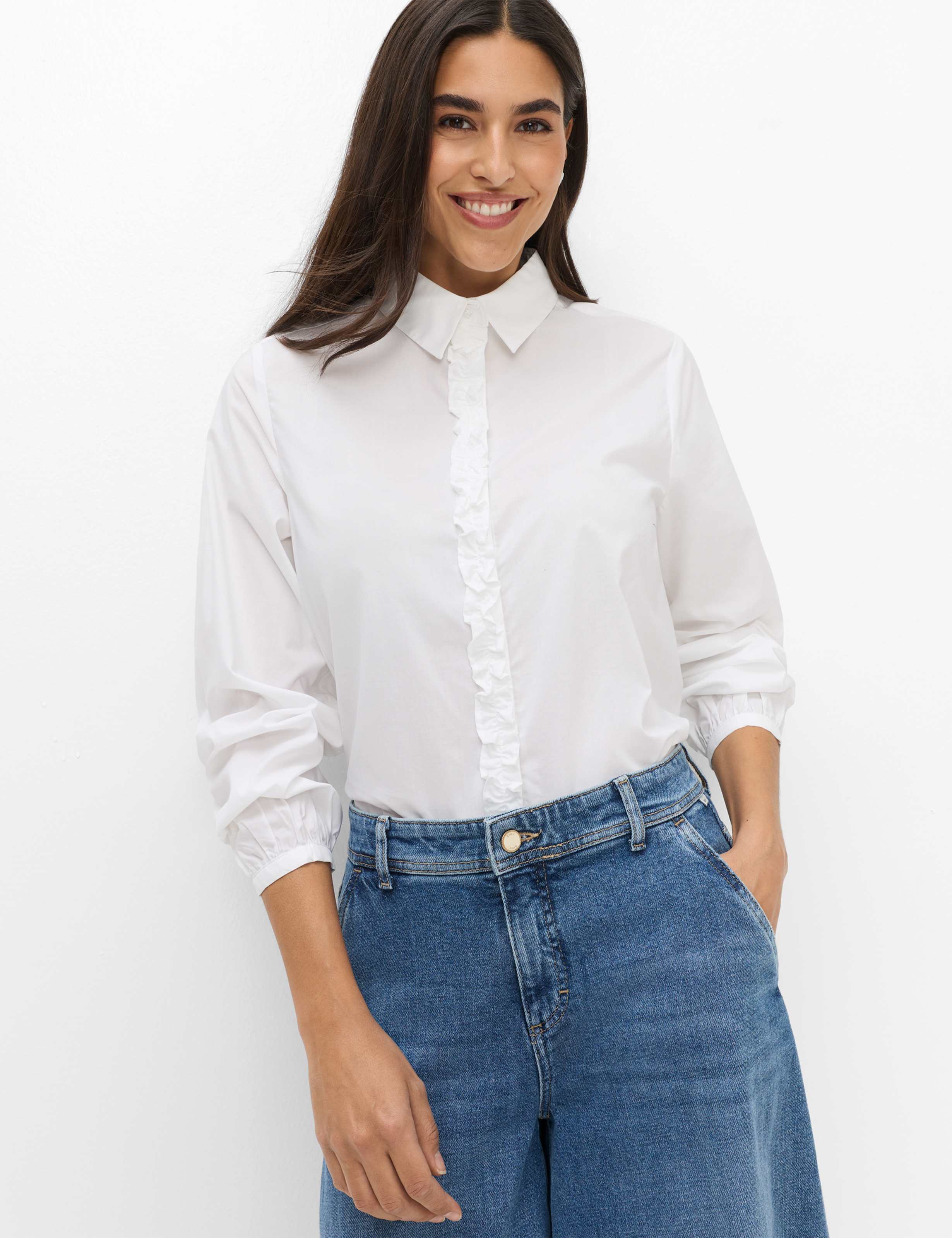 Weisstöne, Damen, Style VIC FRILL, MODEL_FRONT_ISHOP
