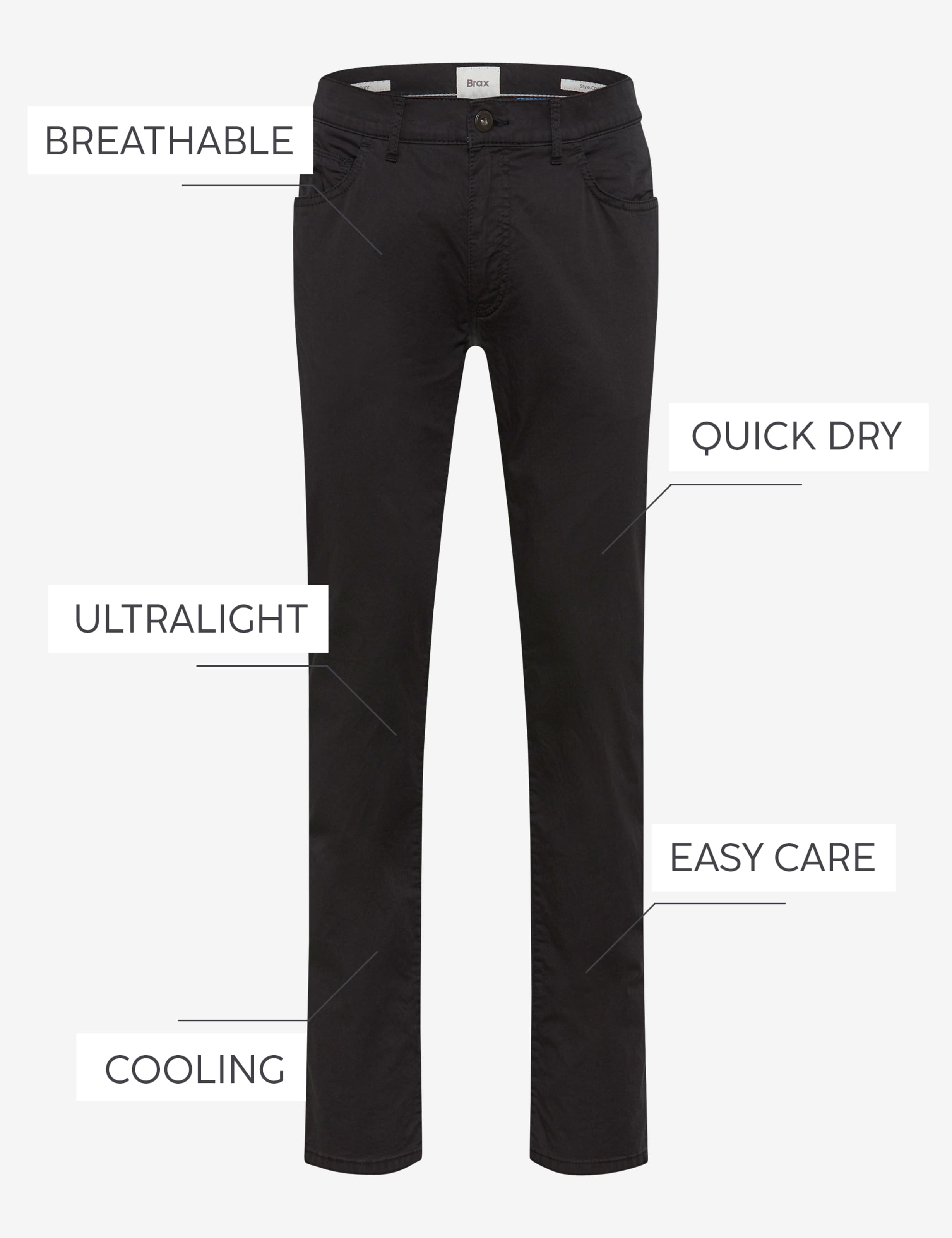 Five-Pocket-Hose im Straight Fit