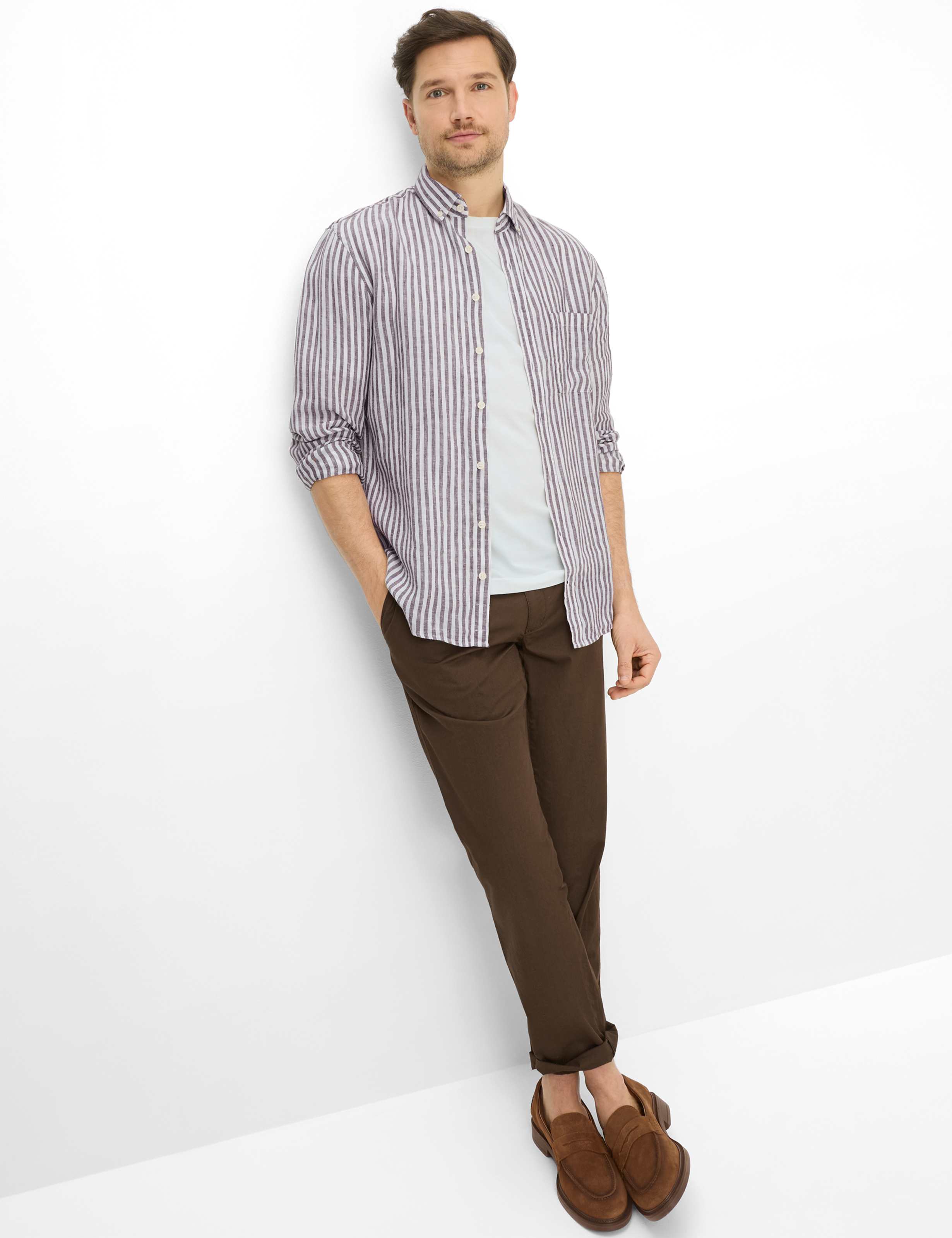 Homme Style DANIEL Marron Foncé  Tenue du mannequin