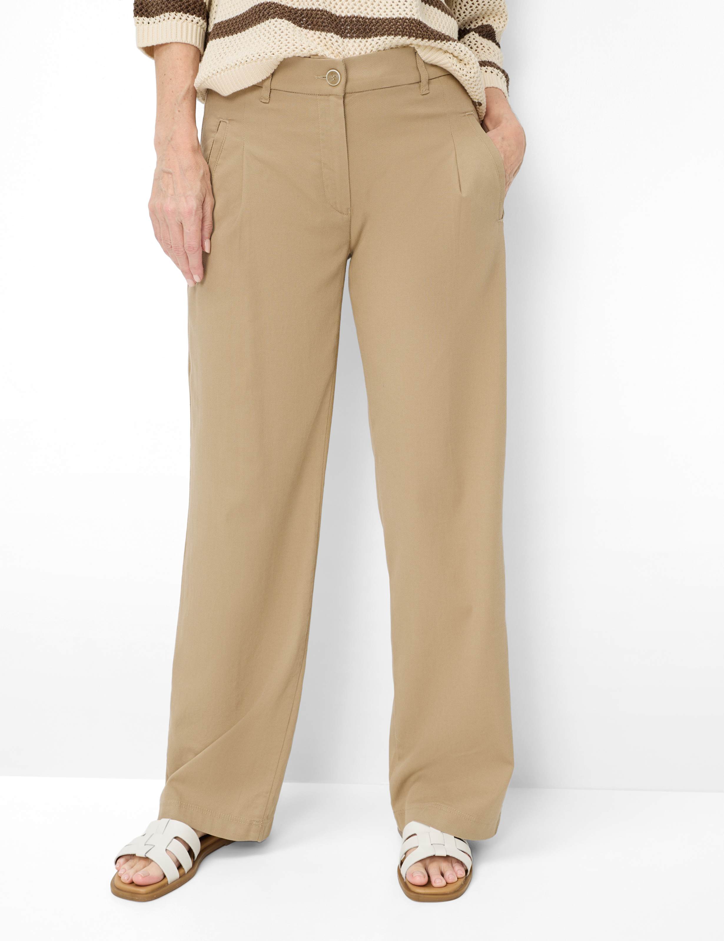 Thumbnail - Raphaela by Brax Damen Hose Style PEGGY FLARED BAMBOO, Beige, Gr. 52