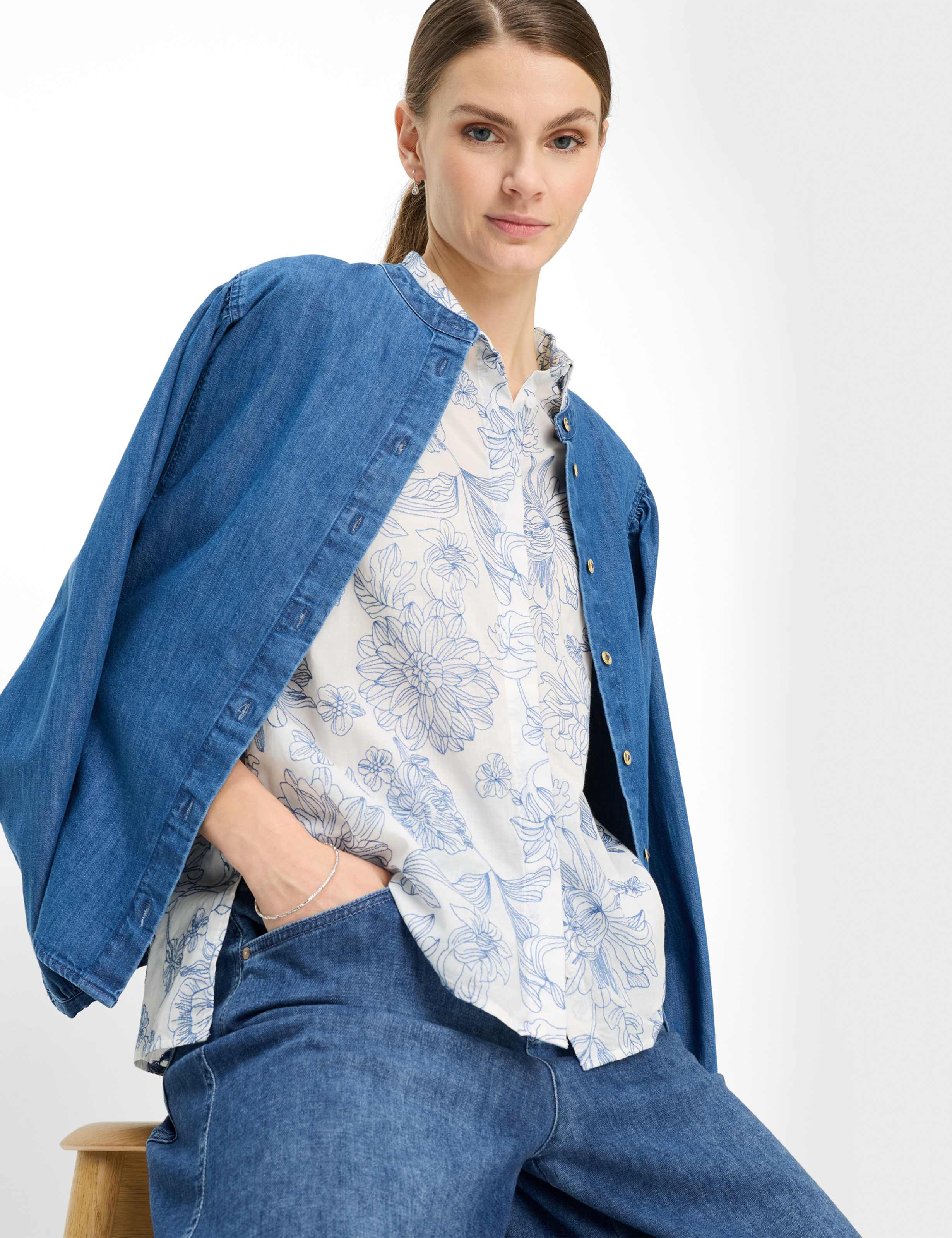 Dames Style VICKI Lichtblauw  Detail 1