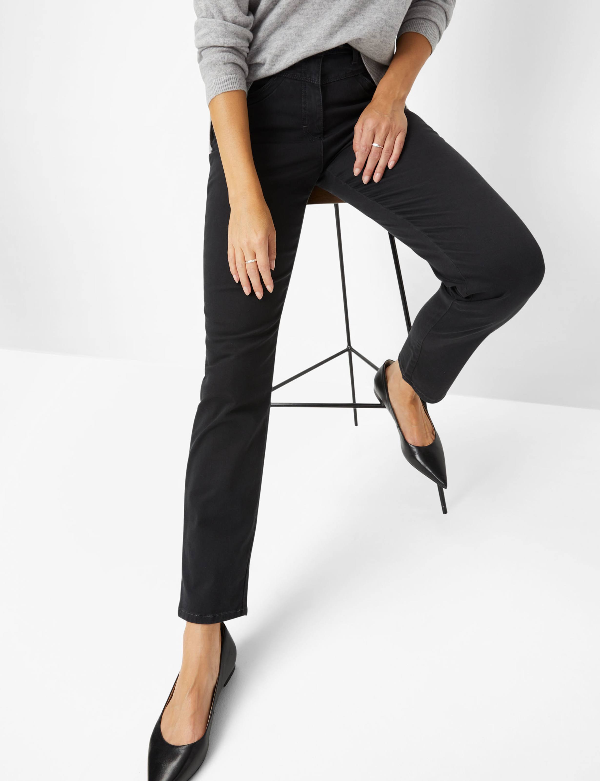 Femme Style LAURA NEW Gris Foncé - Anthracite Super Slim Fit Détail 1