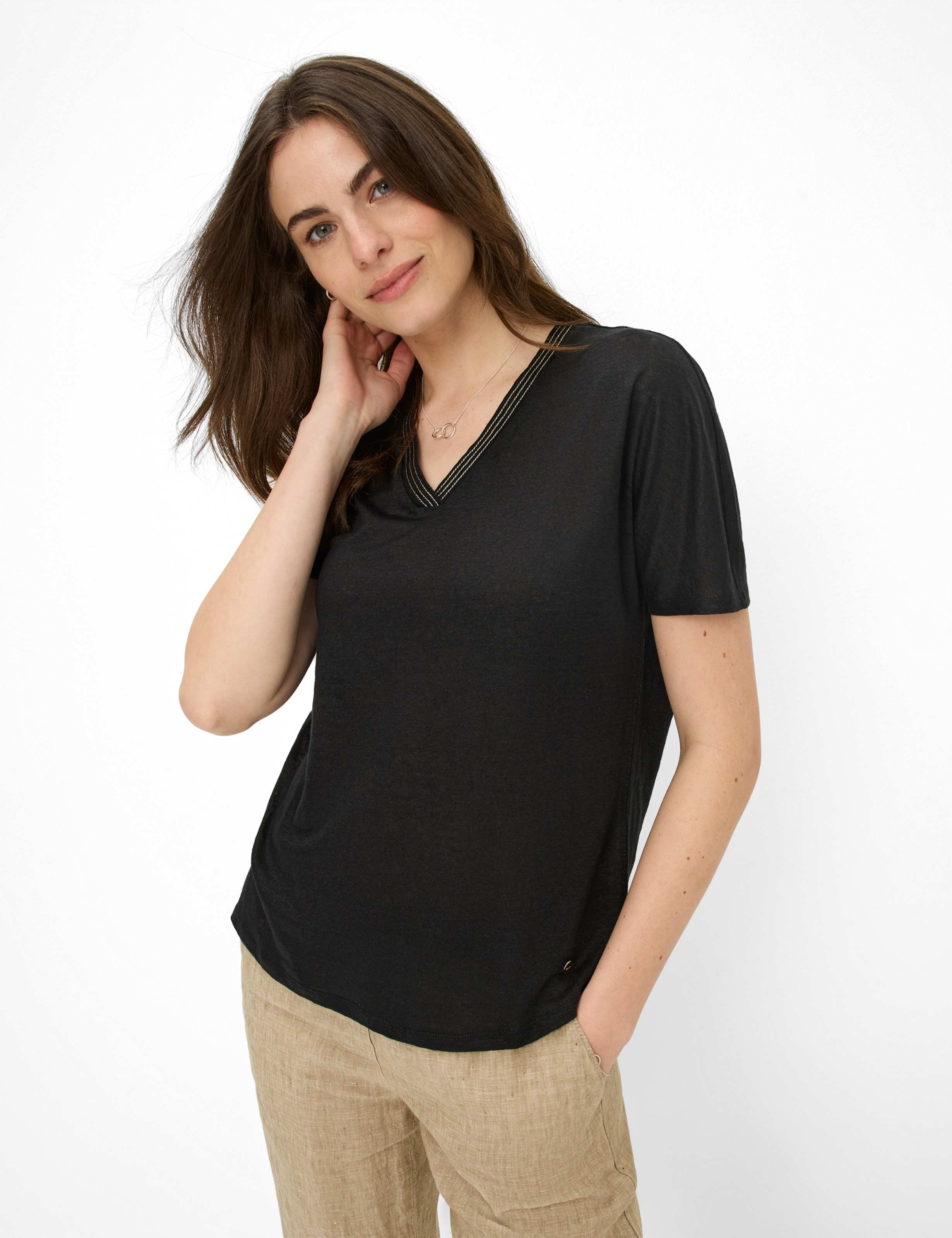 Black, Women, Style CAELEN, MODEL_FRONT_ISHOP