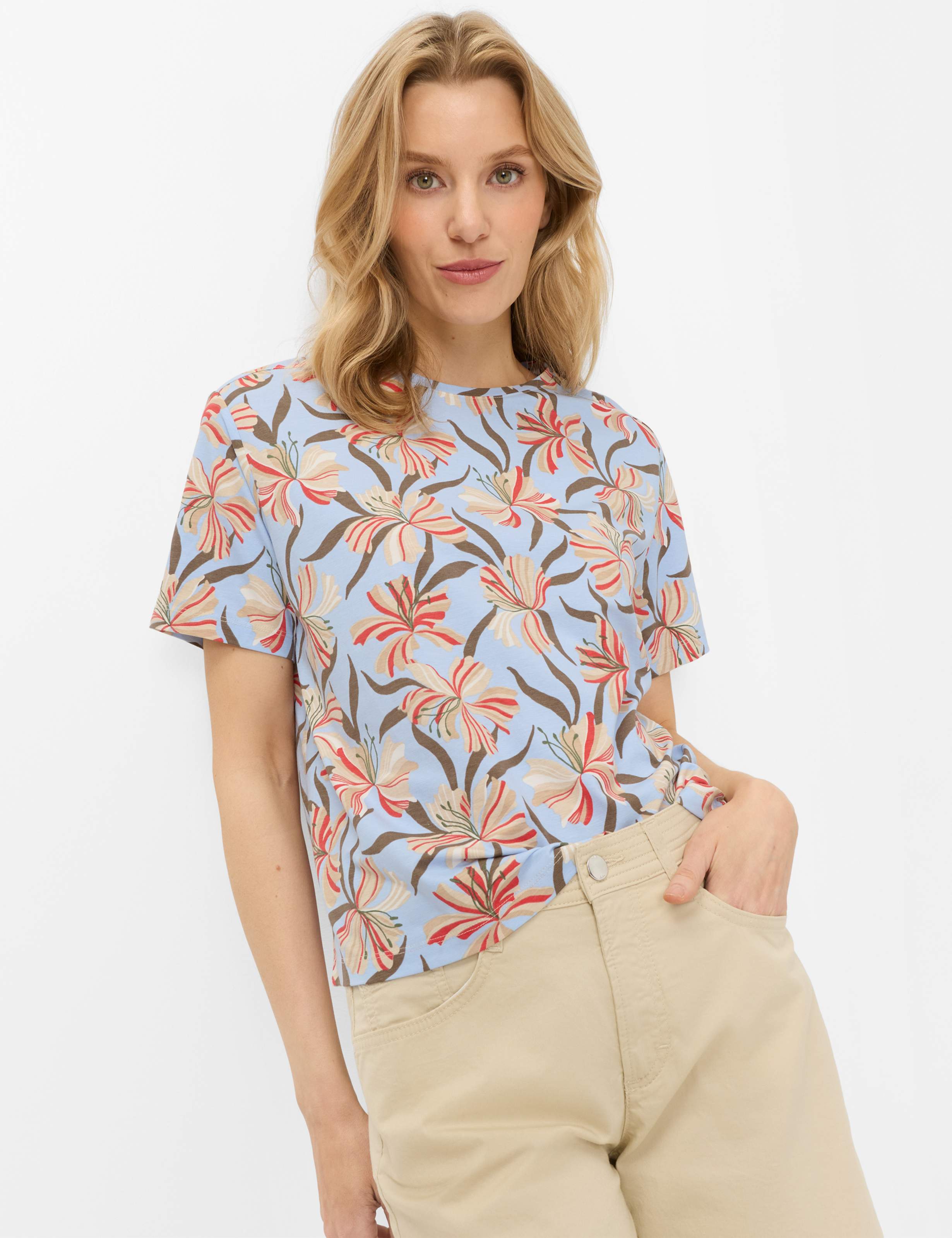 Tons bleus, Femme, Style CARA S, MODEL_FRONT_ISHOP
