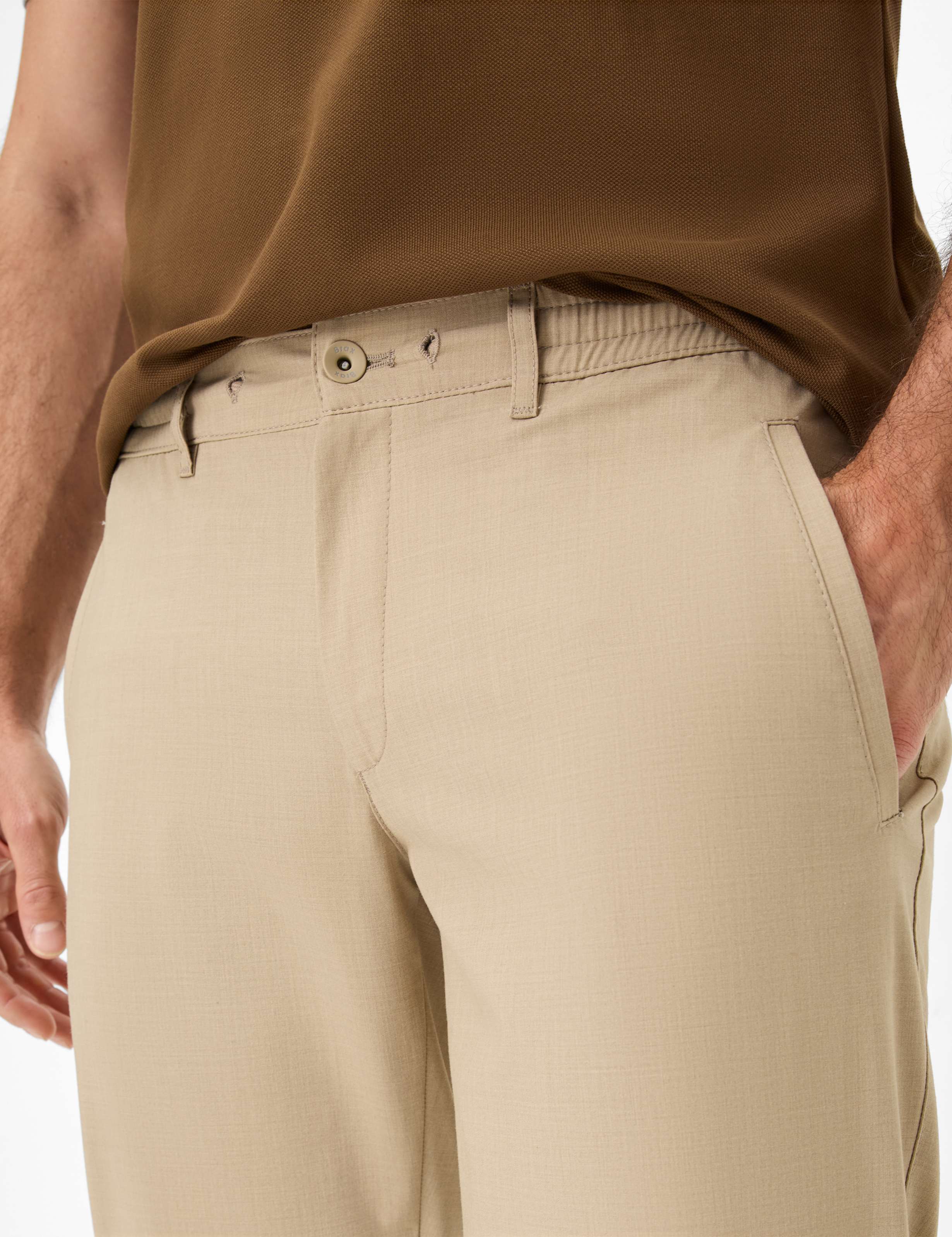 Homme Style PHIL Beige Modern Fit Détail 2