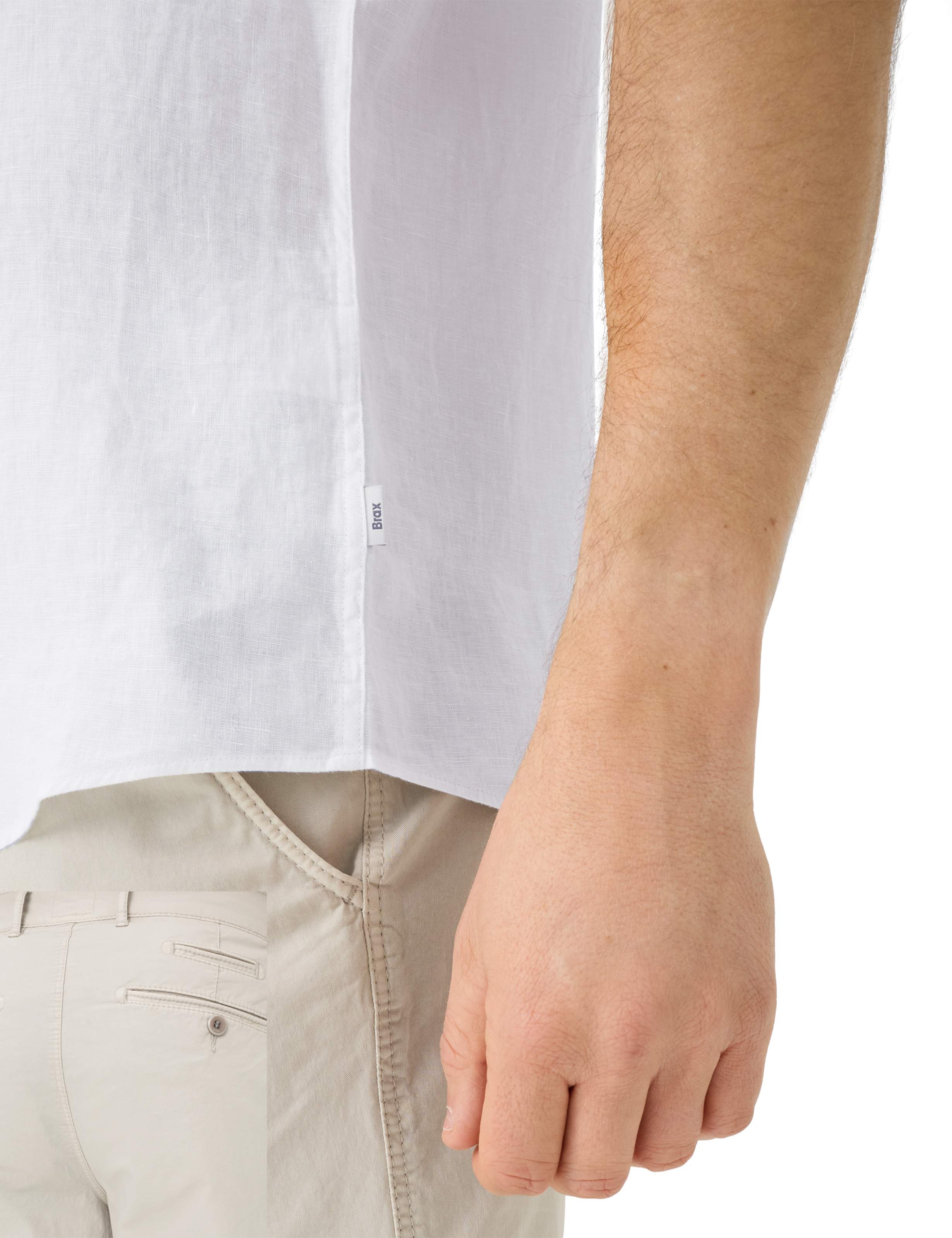 Homme Style DAN Blanc  Détail 2