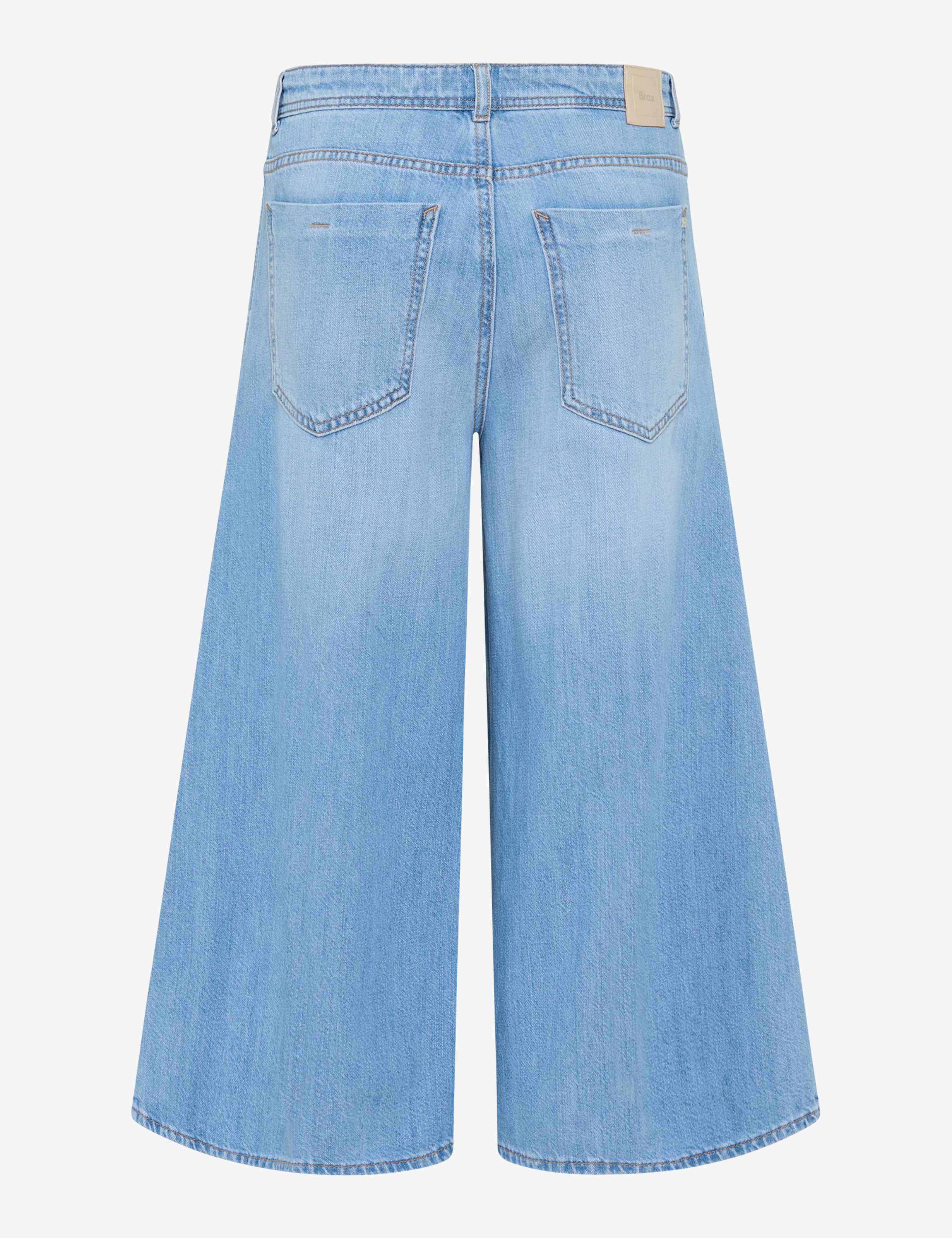 Dames Style MELLI S Denim Blauw Wide Leg Beel achterkant