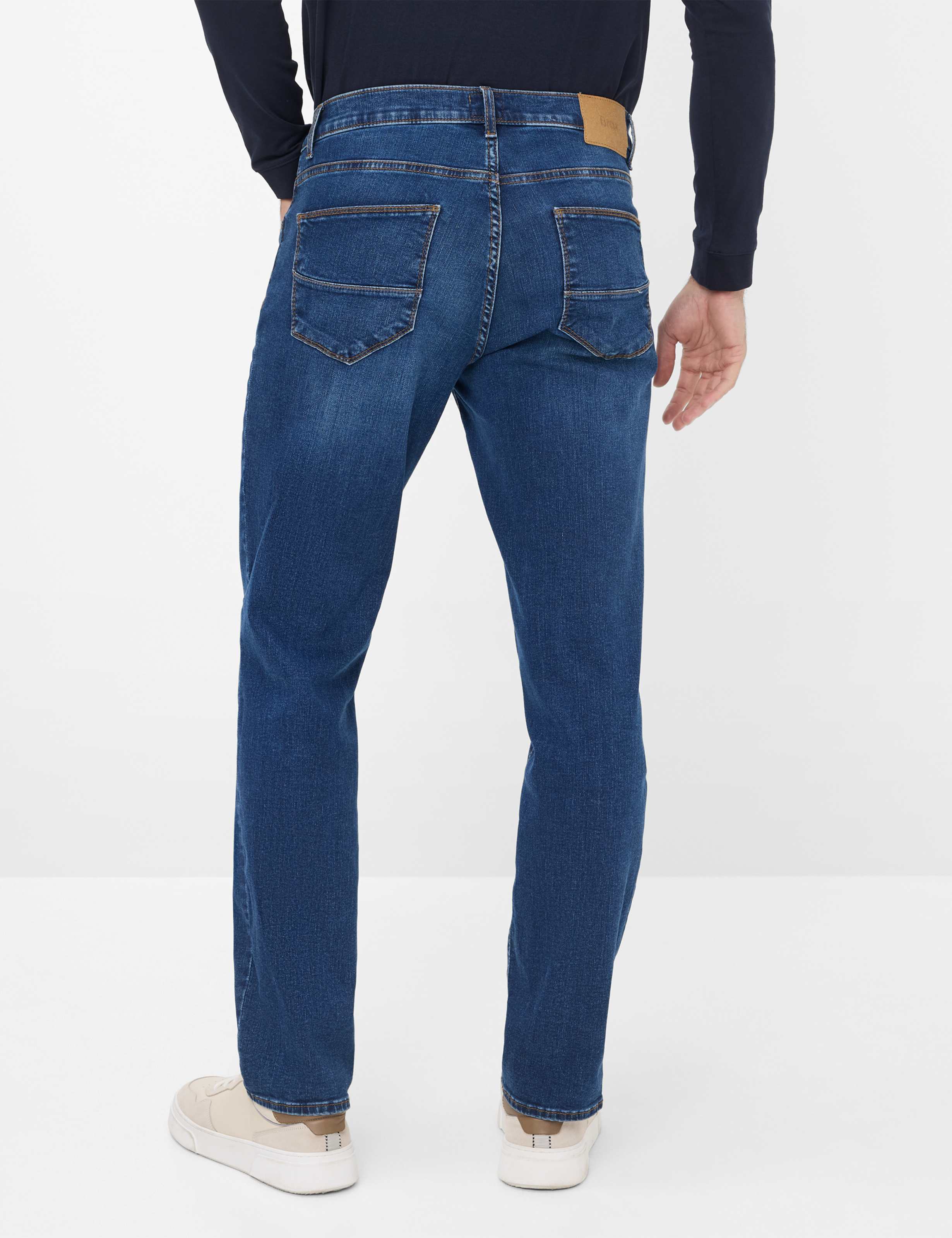 Thumbnail - Brax Herren Five-Pocket-Hose Style CADIZ DARK BLUE USED, denim blau, Gr. 38/30