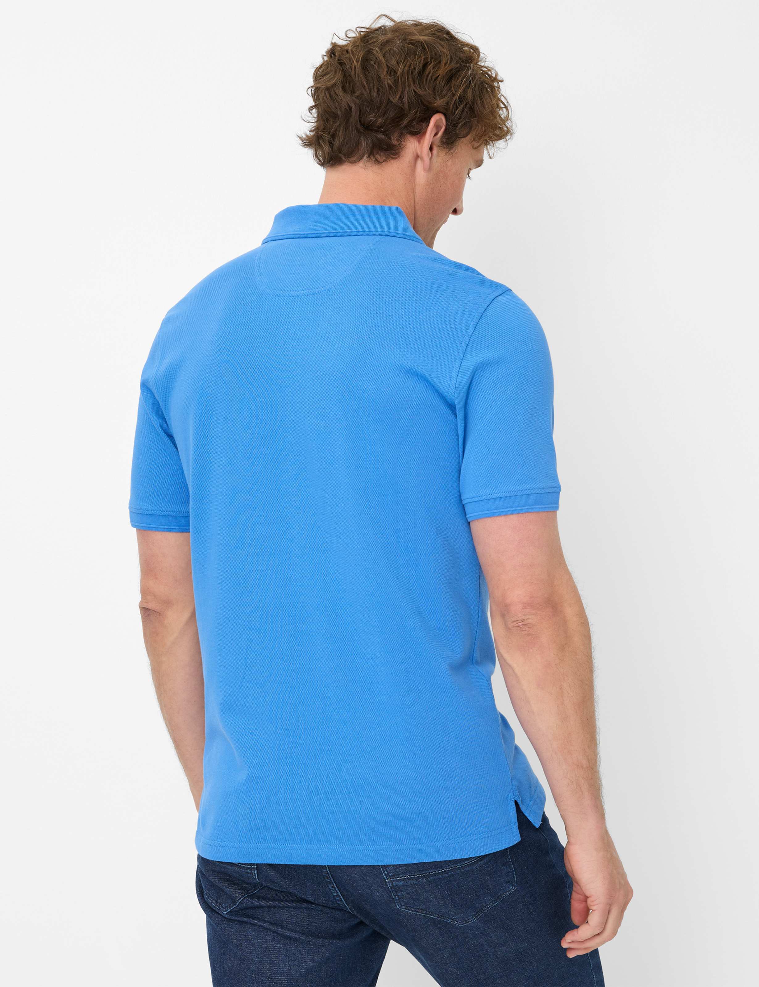 Men Style PETE Blue  Model back
