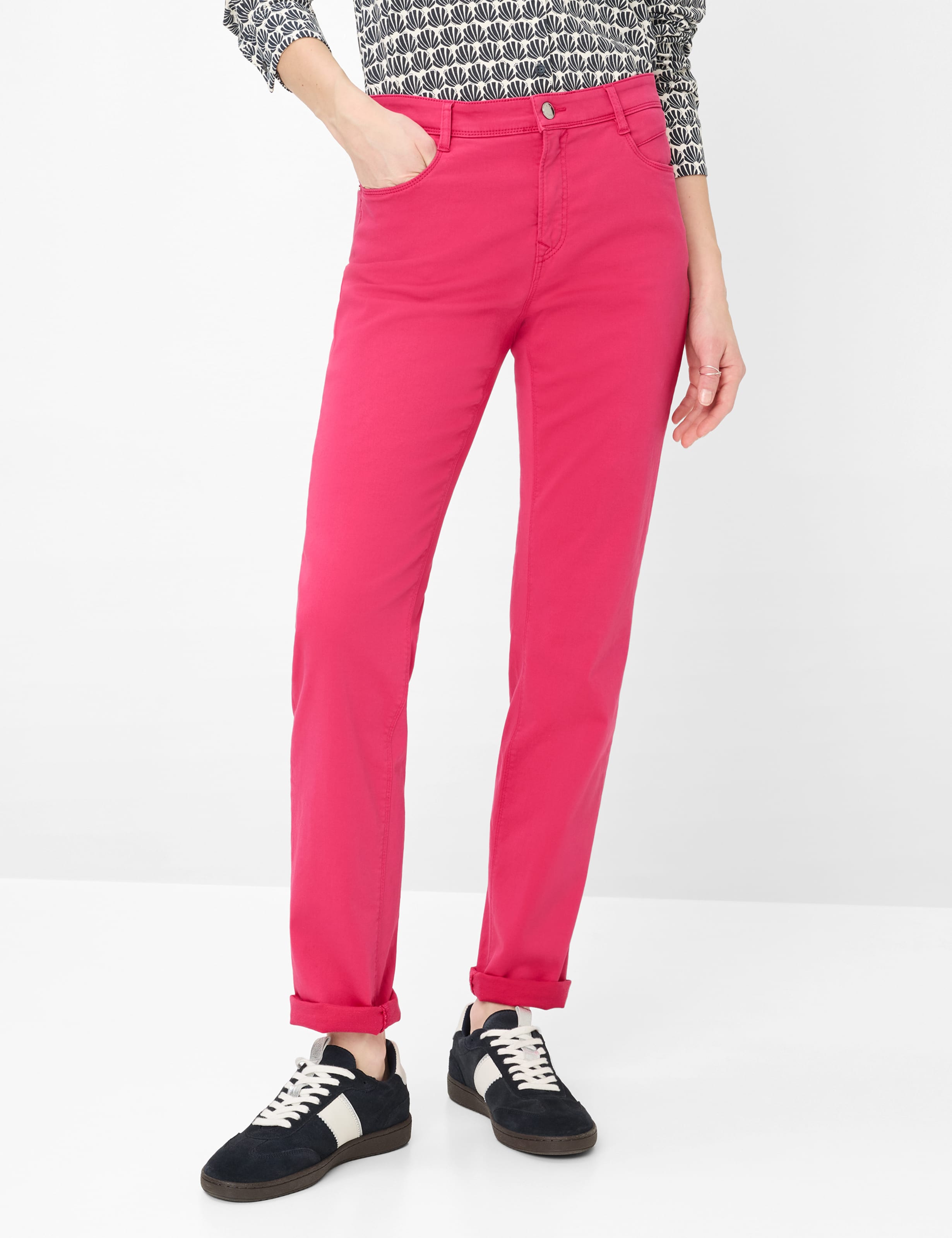 Thumbnail - Brax Damen Five-Pocket-Hose Style CAROLA RASPBERRY SORBET, Rosa, Gr. 46K