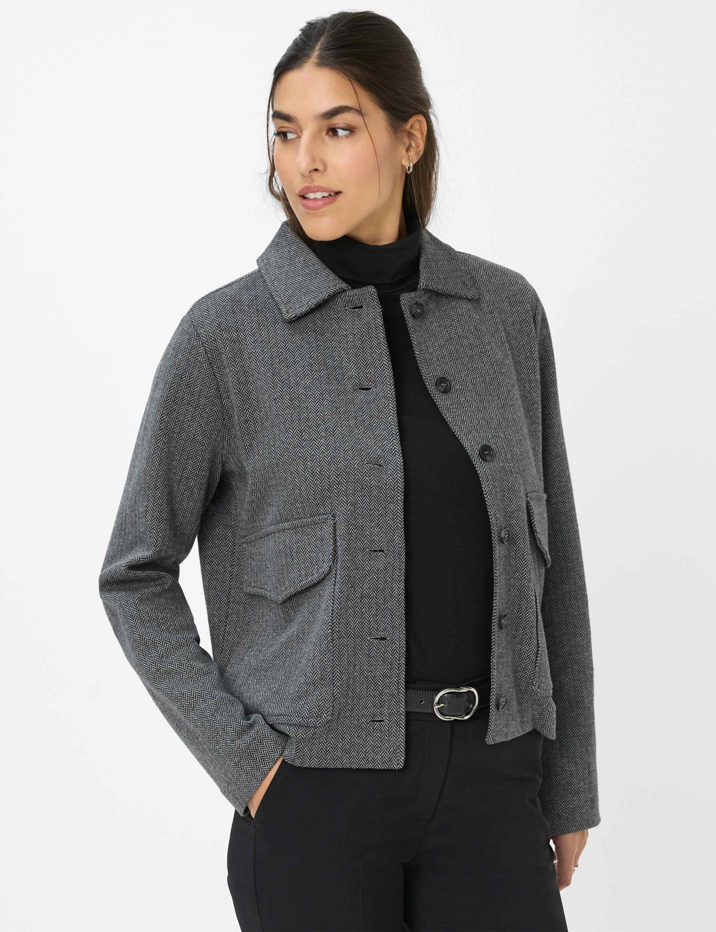 Schwarz, Damen, Style BETTE L, MODEL_FRONT_ISHOP