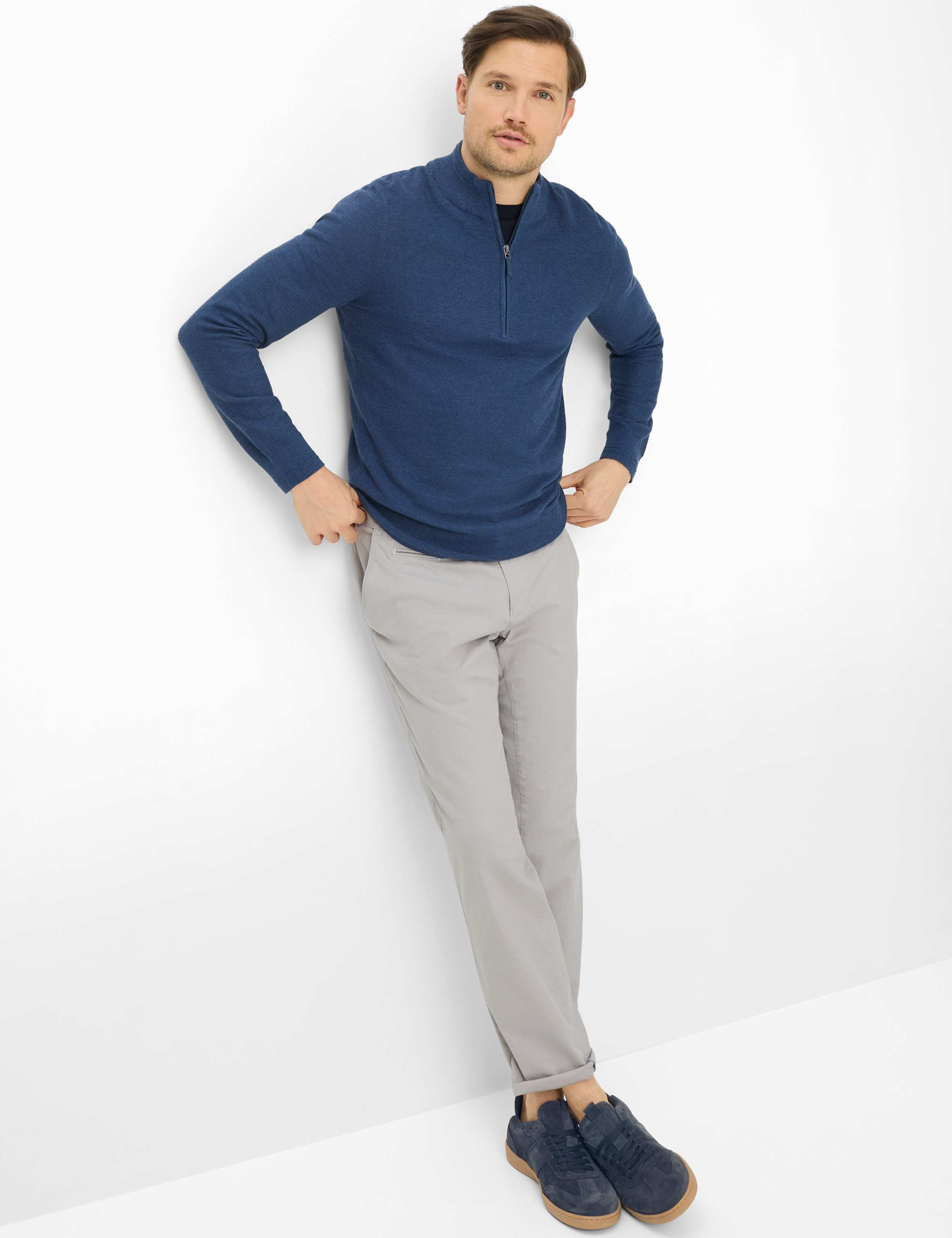 Homme Style STEFFEN Bleu  Tenue du mannequin