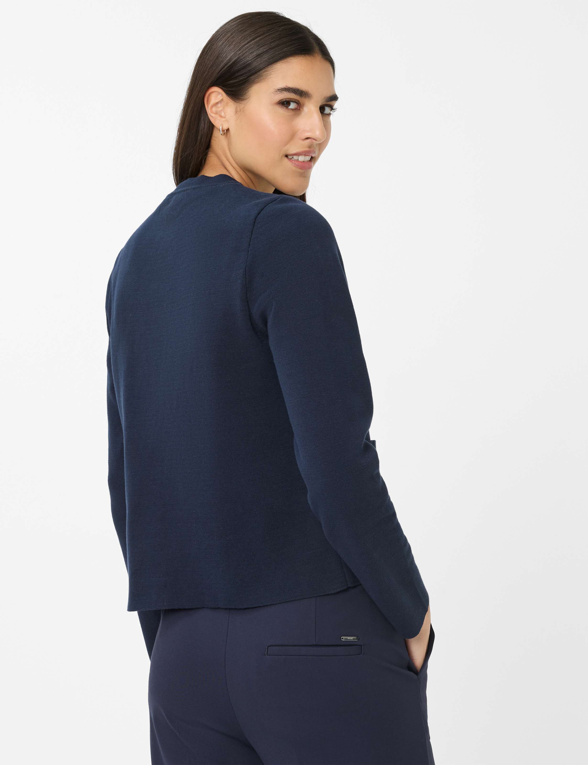 Thumbnail - Brax Damen Strickjacke Style ANN navy, dunkelblau, Gr. 38