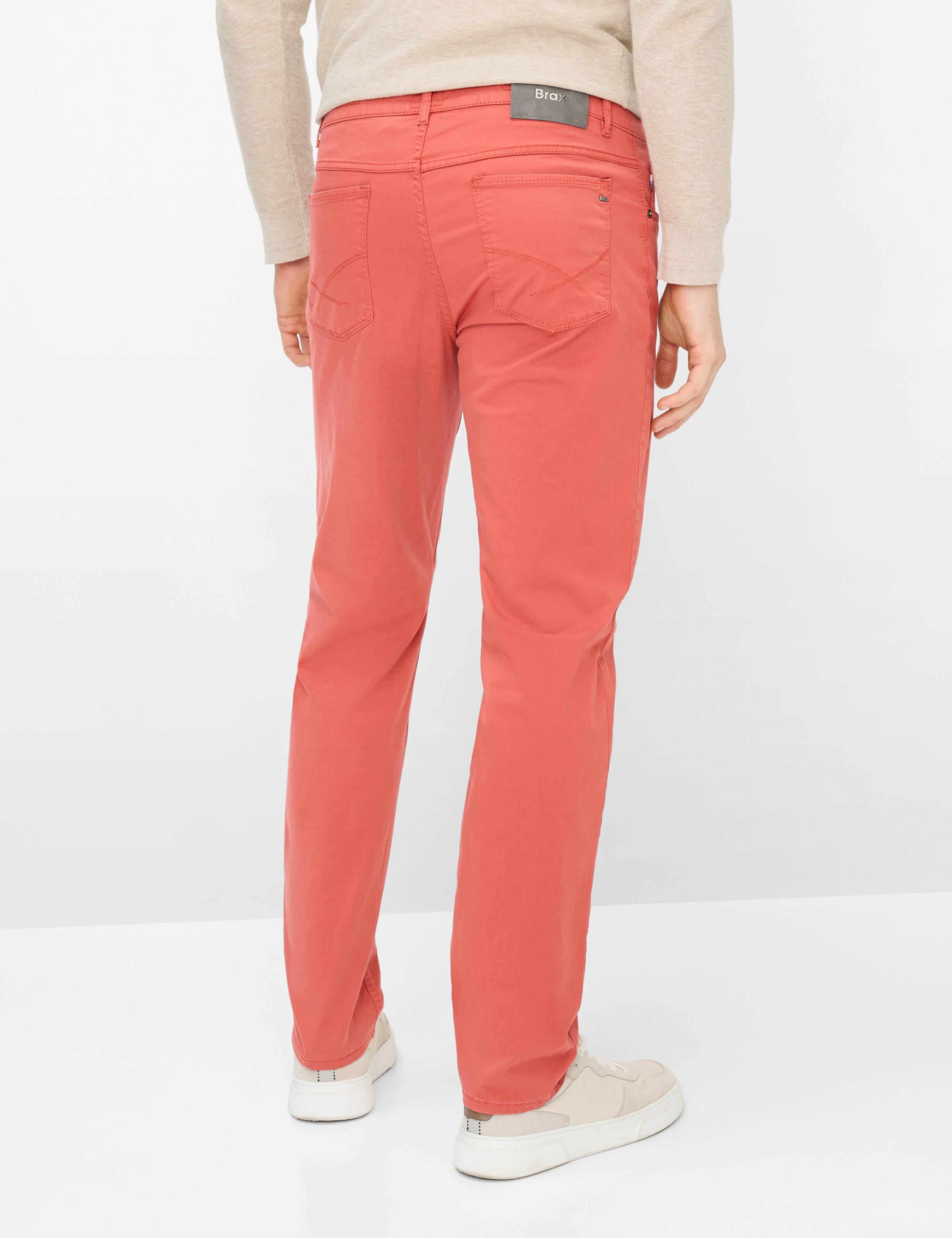 Thumbnail - Brax Herren Five-Pocket-Hose Style COOPER MELON, Rot, Gr. 33/32