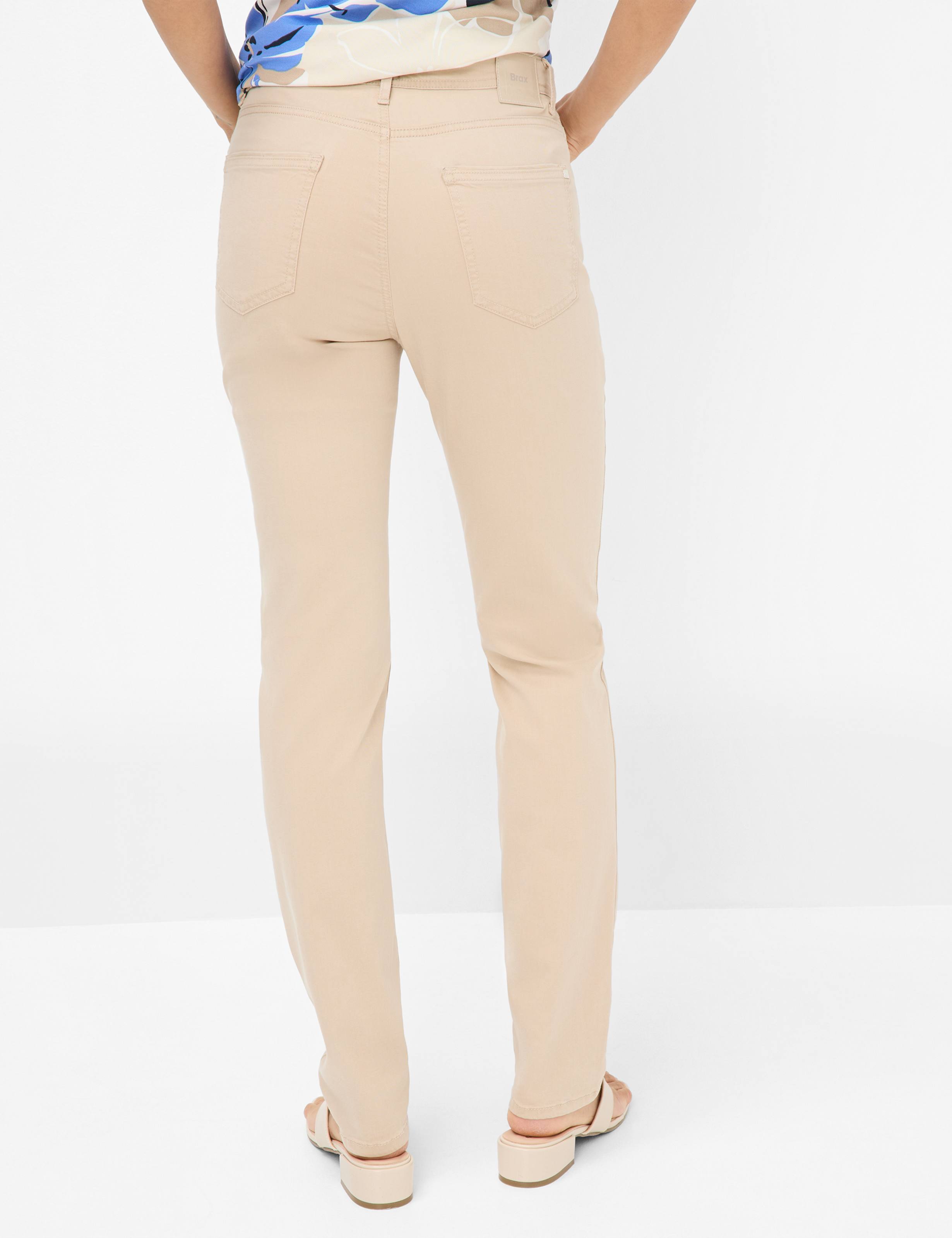 Women Style MARY Denim Beige Regular Fit Model back