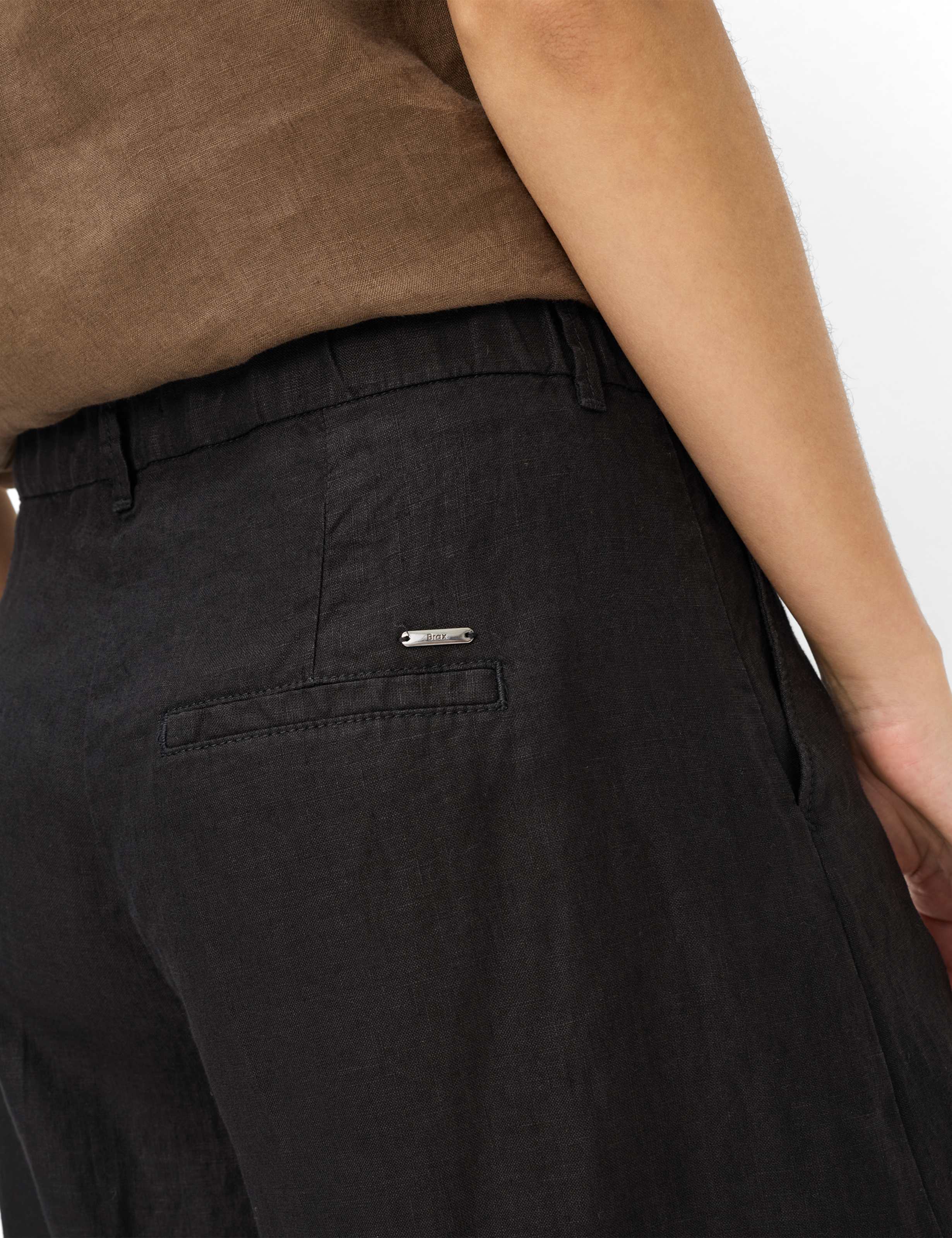 Dame Style MELLI S Sort Wide Leg Detalje 2