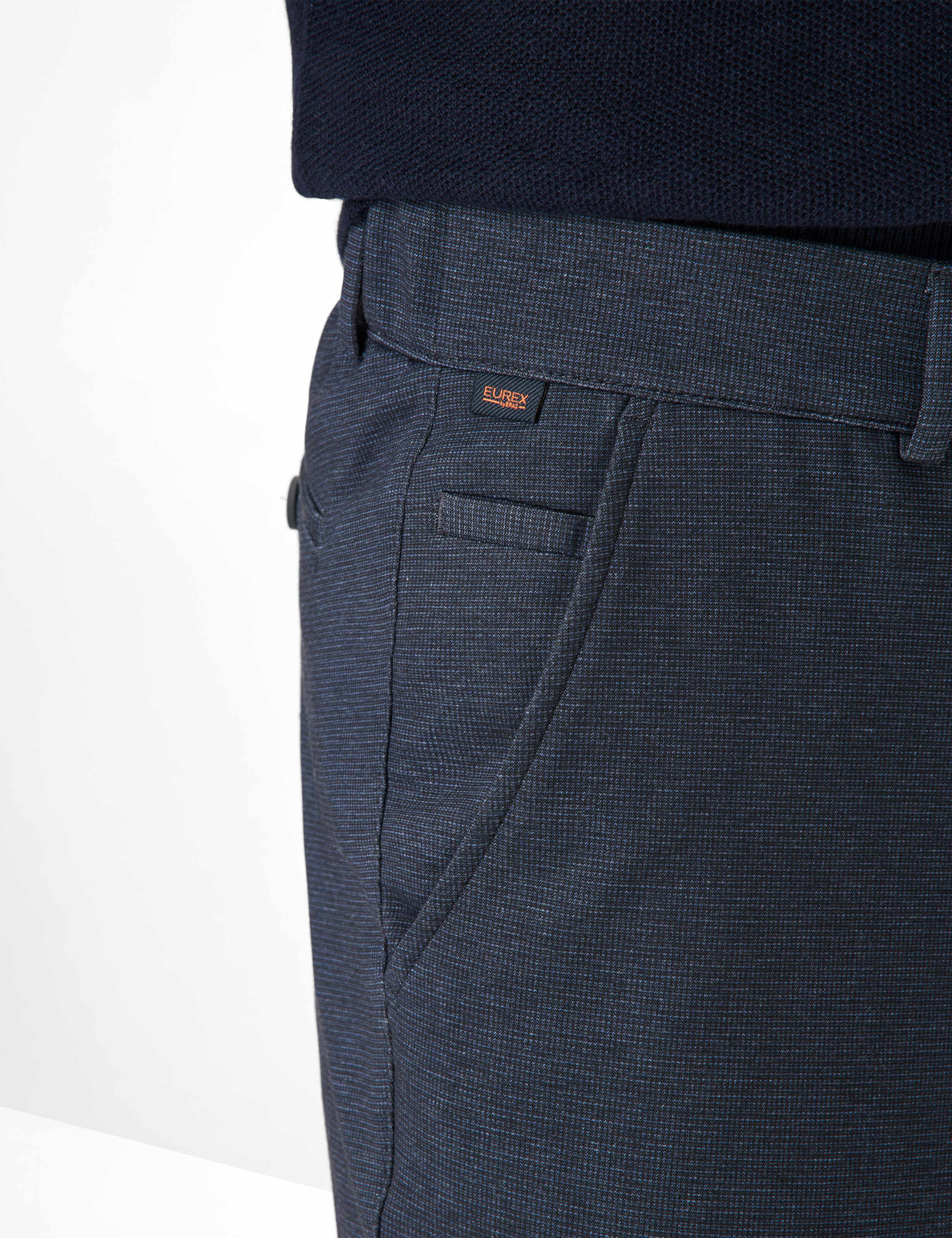 Herren Style THILO Blau Regular Fit Detail 2