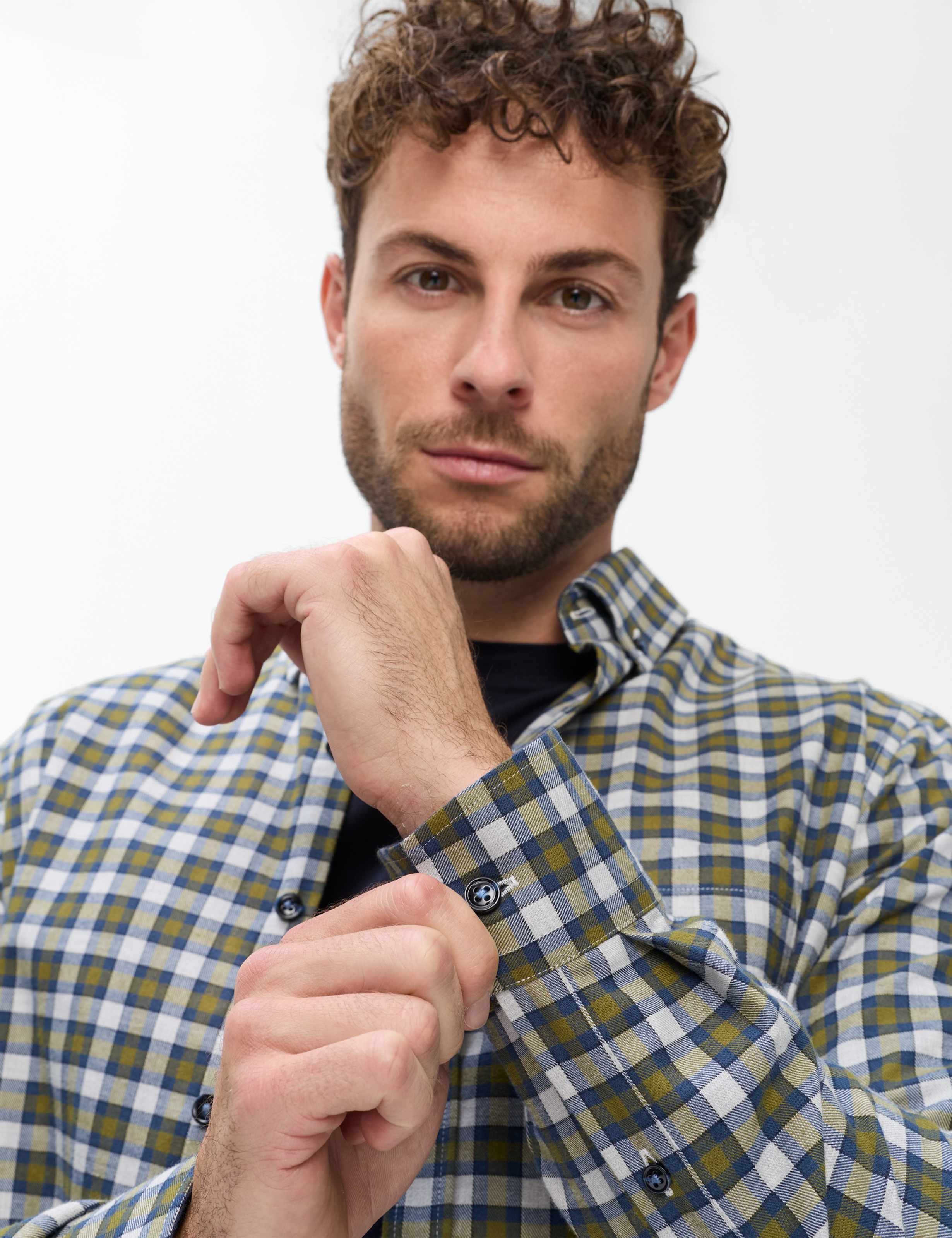 Heren Style DANIEL Groen - Olijf  Detail 1