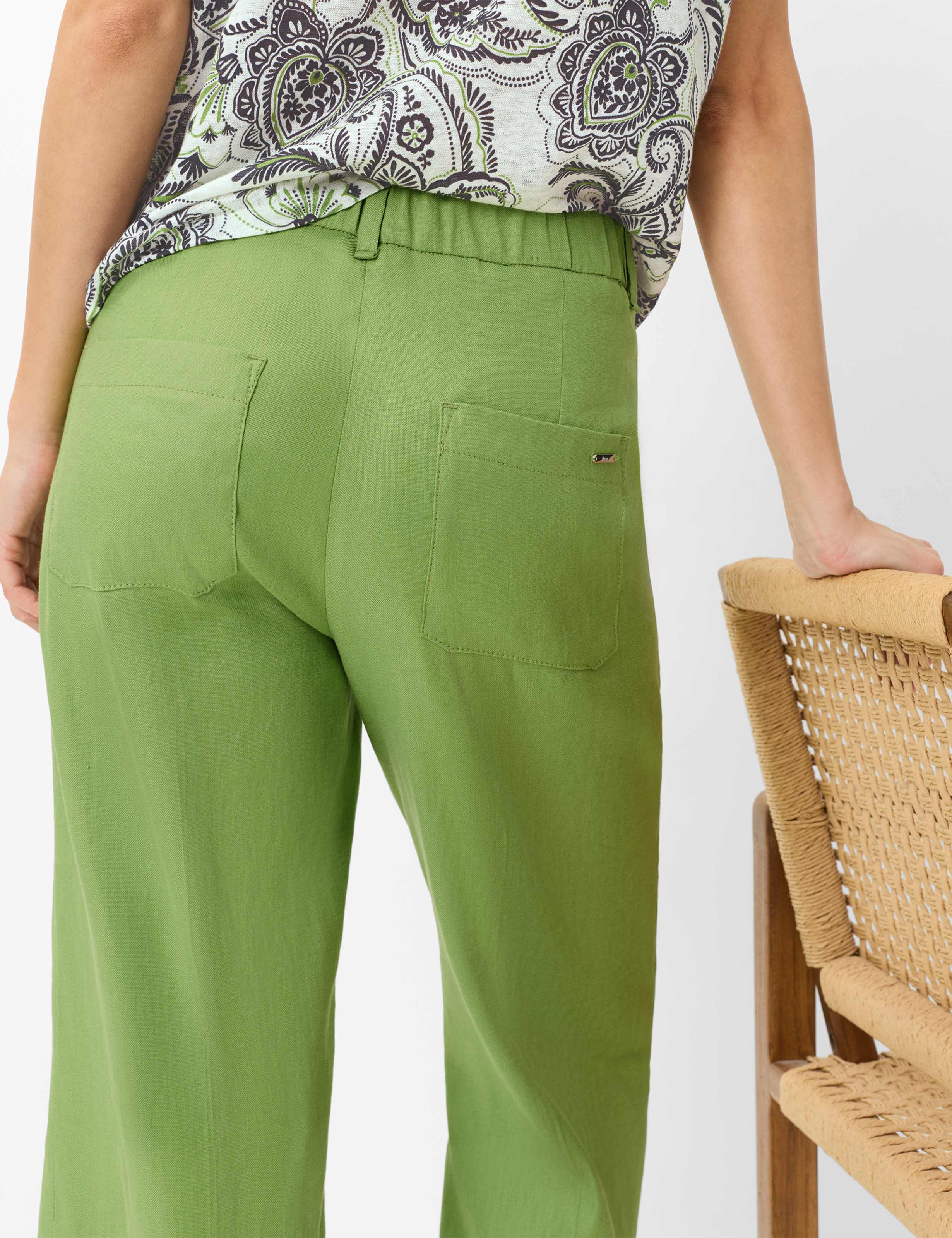 Damen Style MAINE S Grün Wide Leg Detail 1