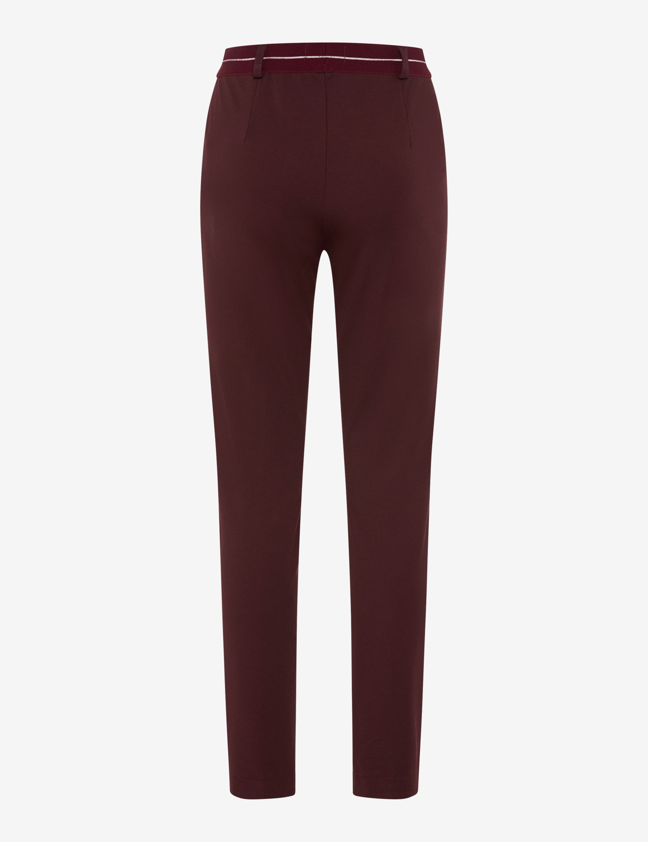 Femme Style LILLYTH Rouge Foncé Super Slim Fit Détourage arrière