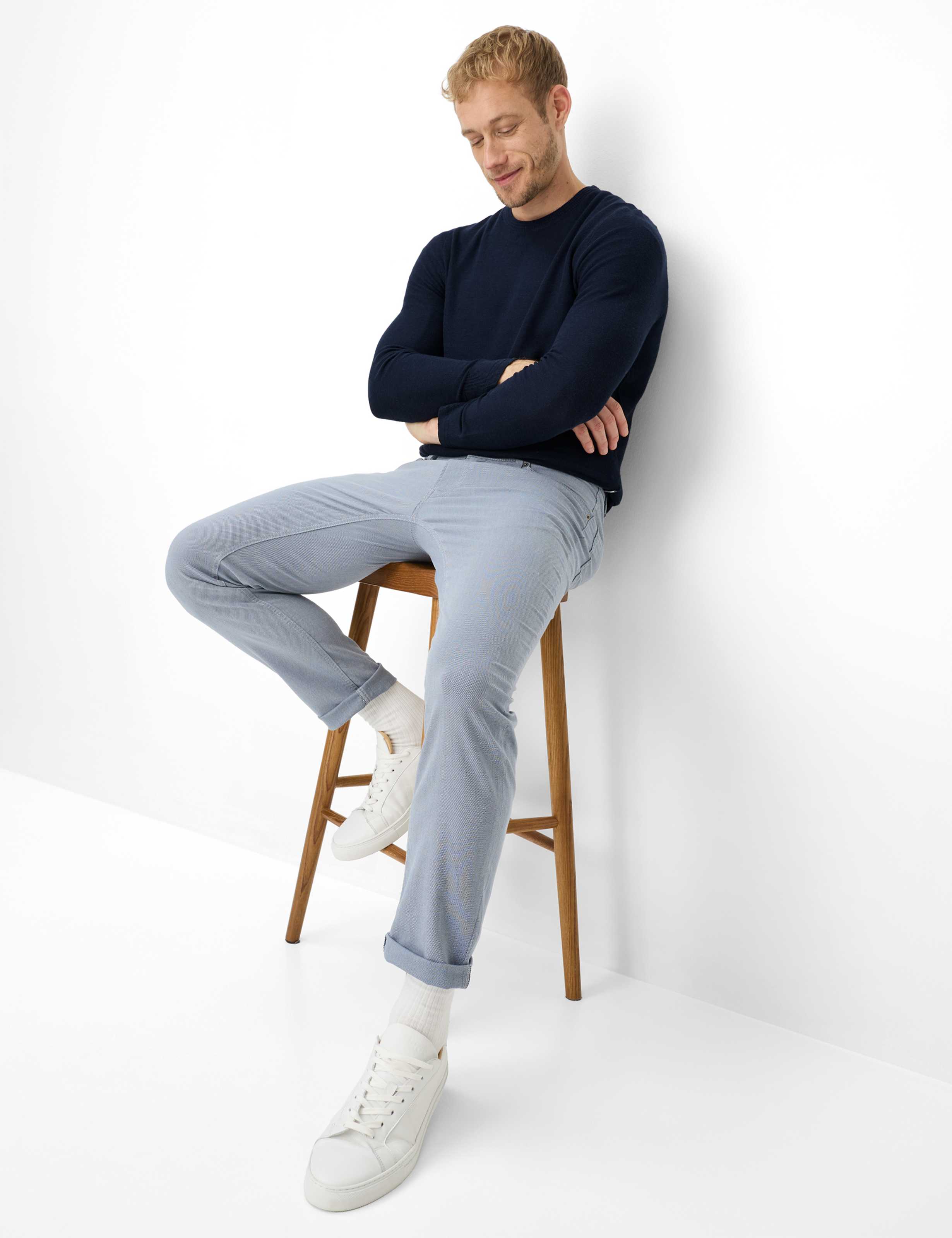 Homme Style CHUCK Bleu Modern Fit Détail 1