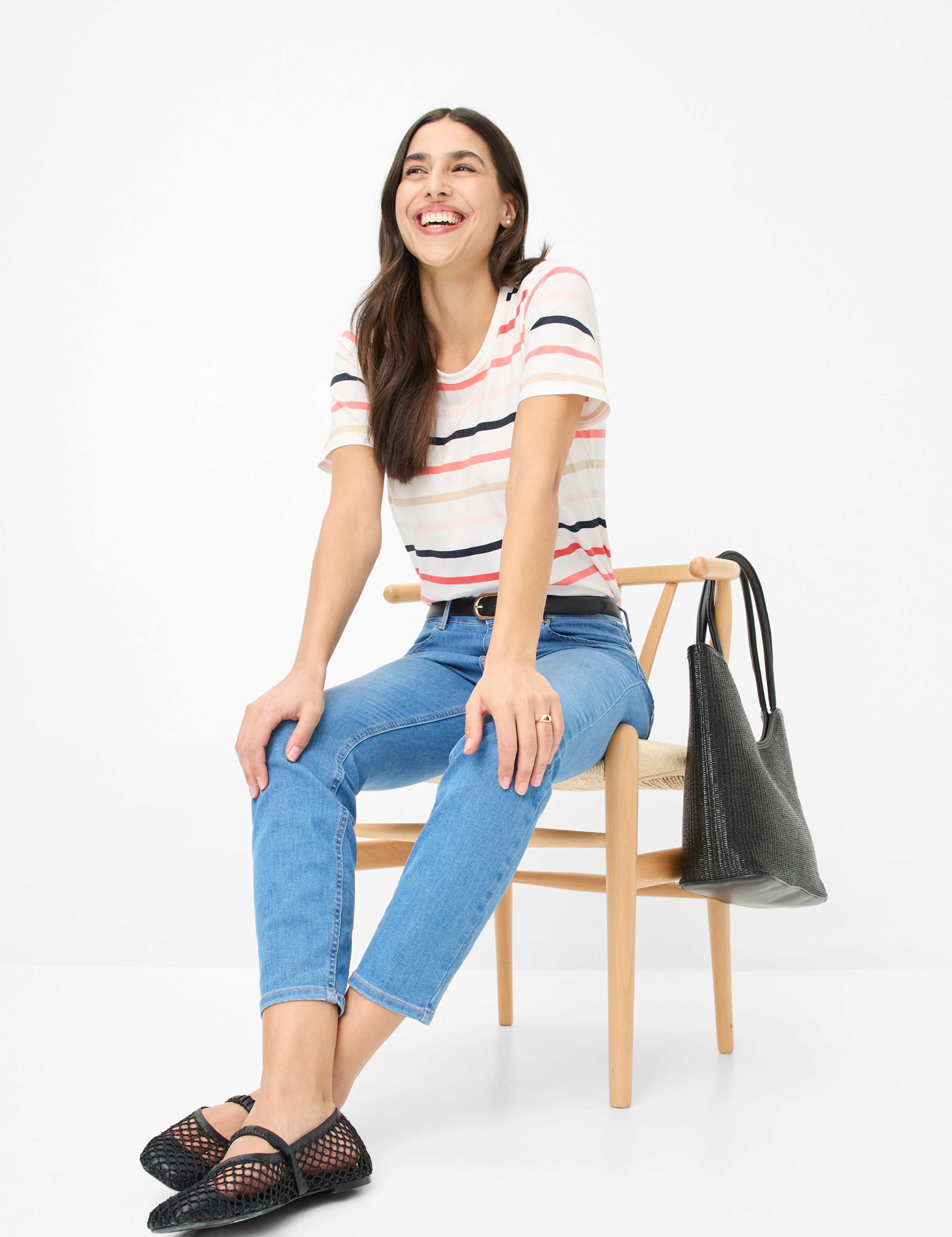 Damen Style SHAKIRA S Denim Blau Slim Fit Detail 1
