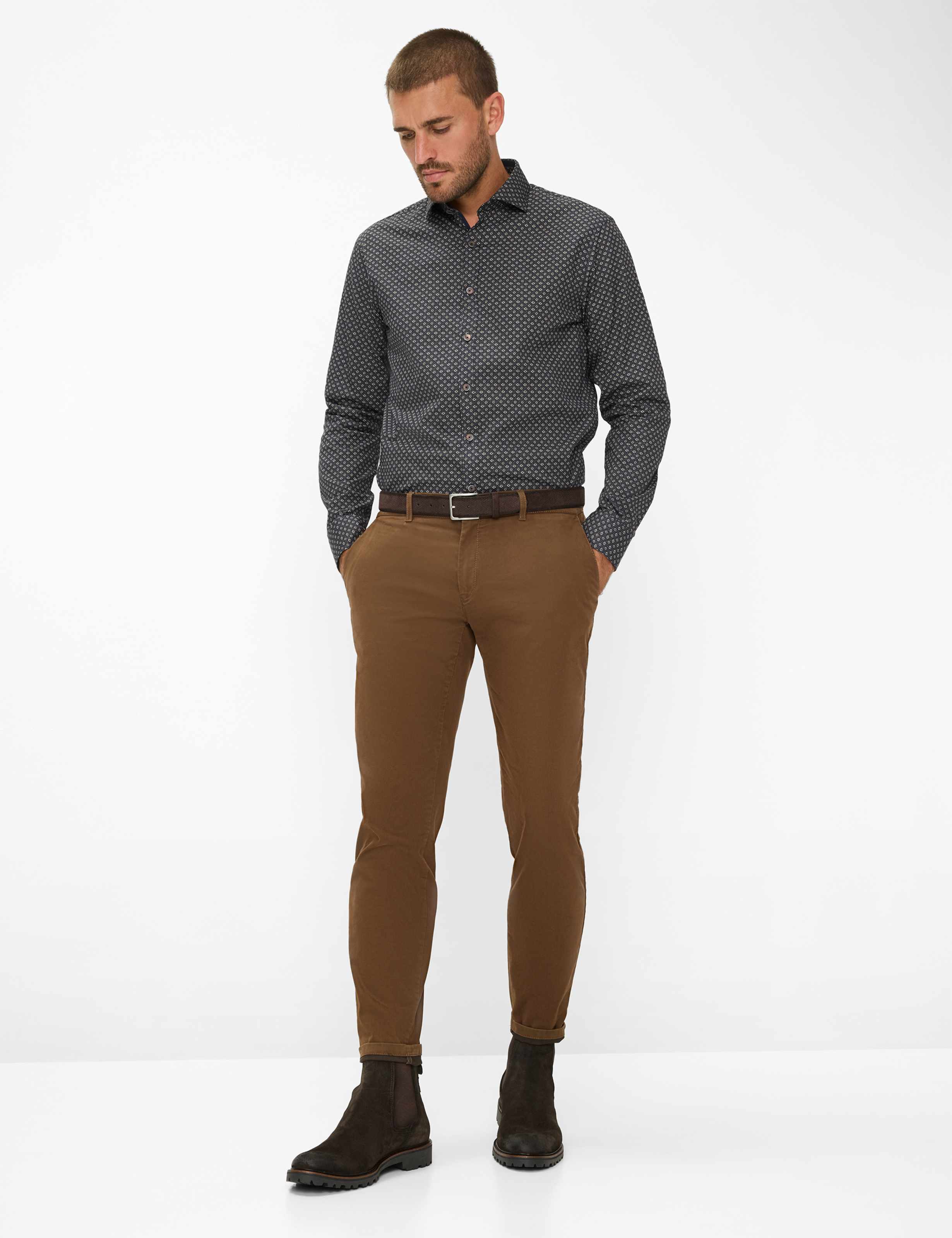 Herren Style HAROLD Braun  Model Outfit