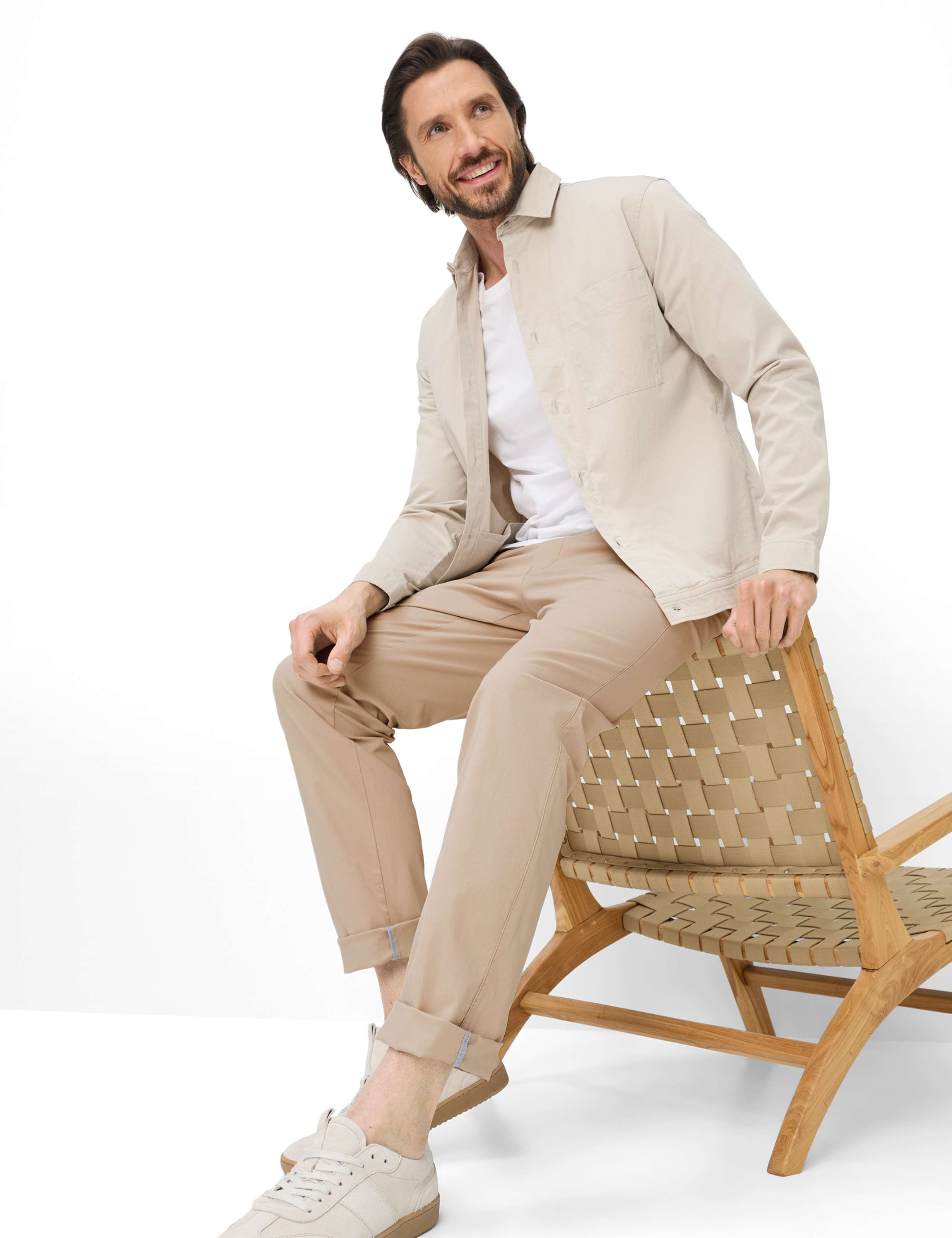Homme Style THILO Beige Regular Fit Détail 1