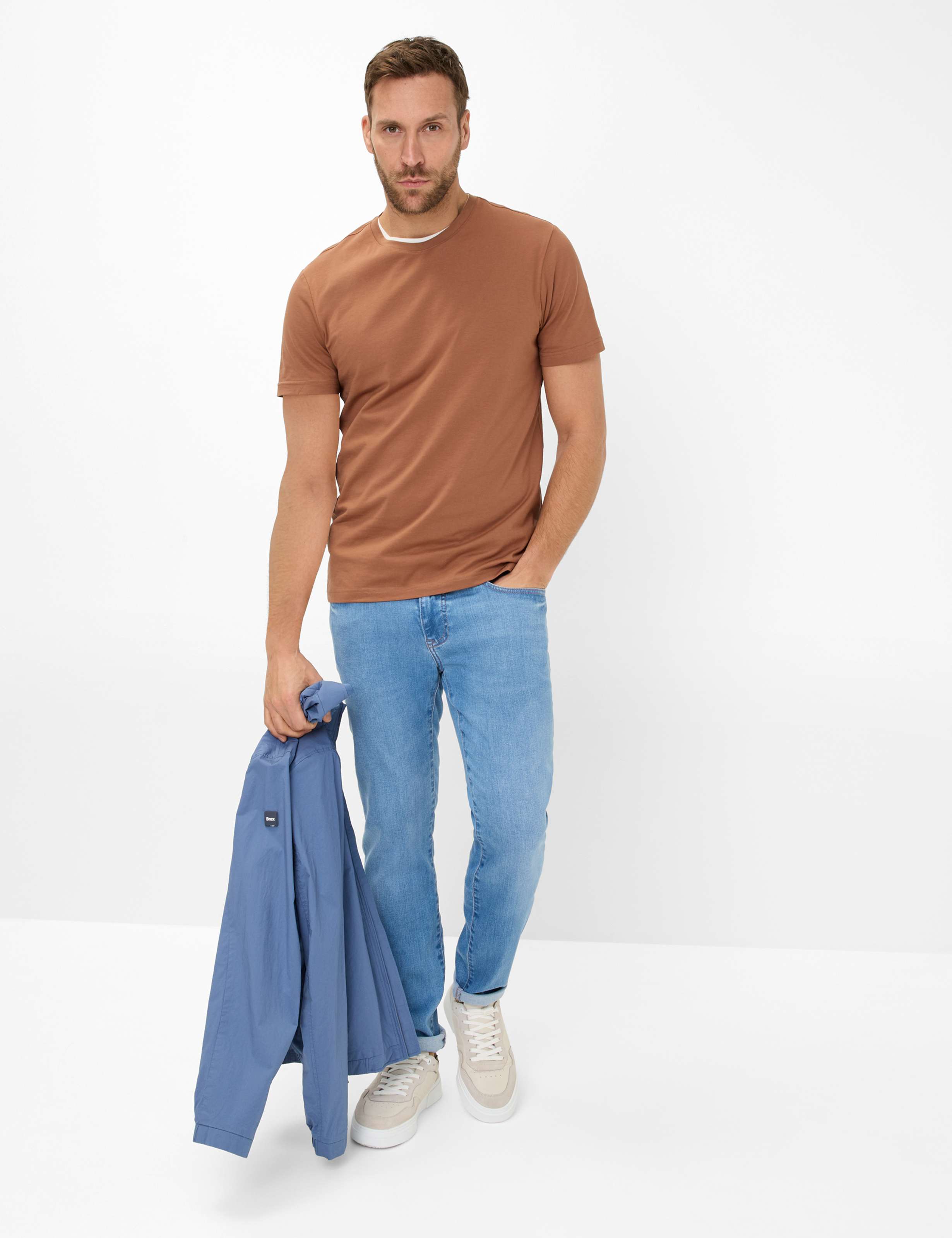 Heren Style TED Bruin  Model outfit