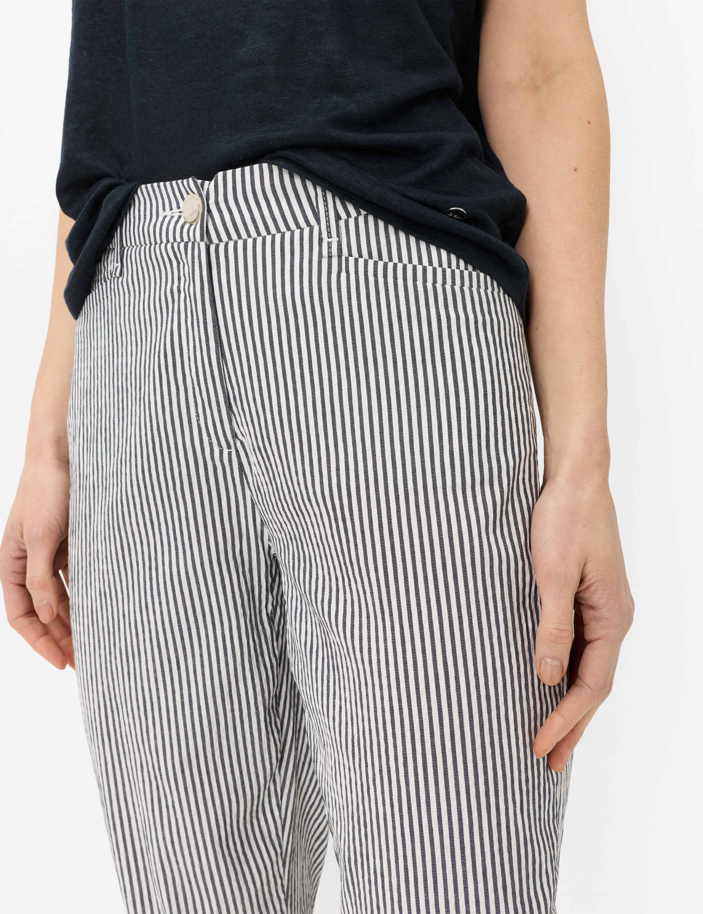 Femme Style MARA S Bleu Foncé Regular Fit Détail 2