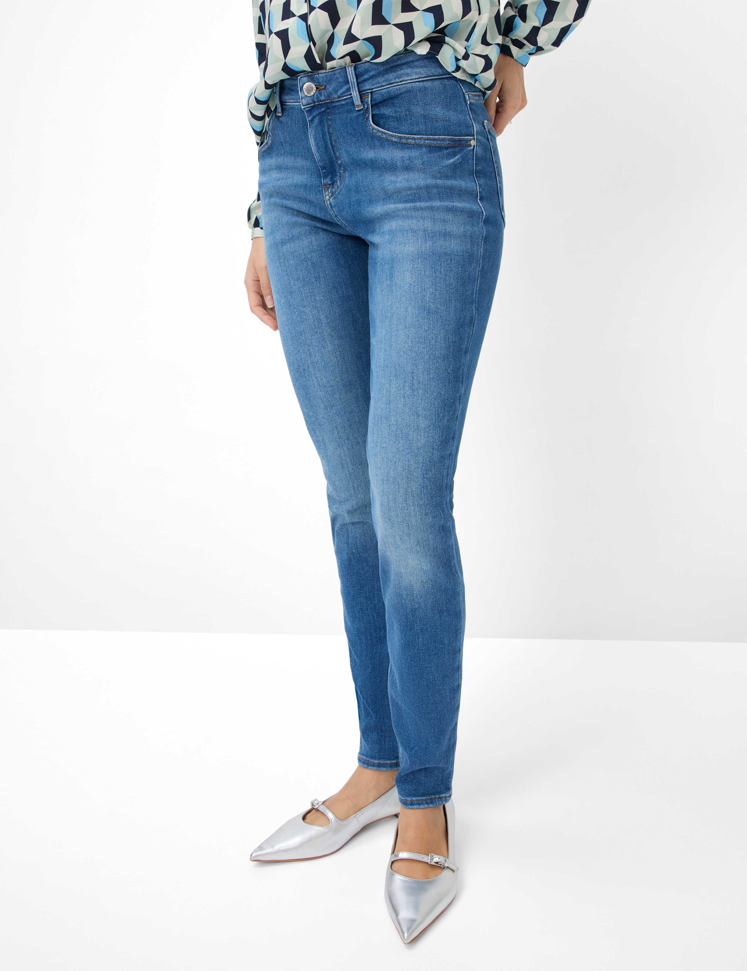 Damen Style SHAKIRA Denim Blau Slim Fit Detail 1