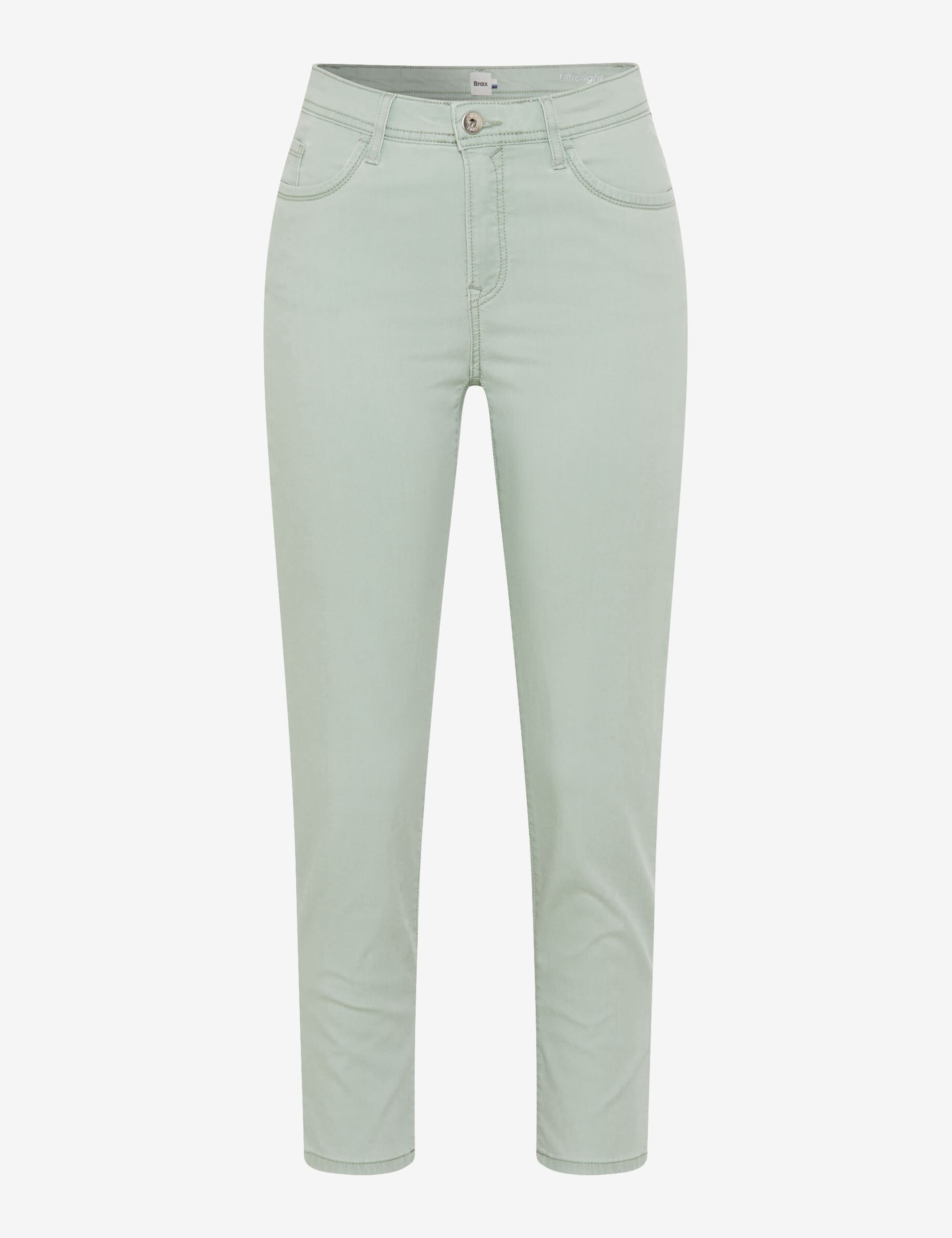 Women Style MARY S Denim Light Green Regular Fit Stand-alone front view