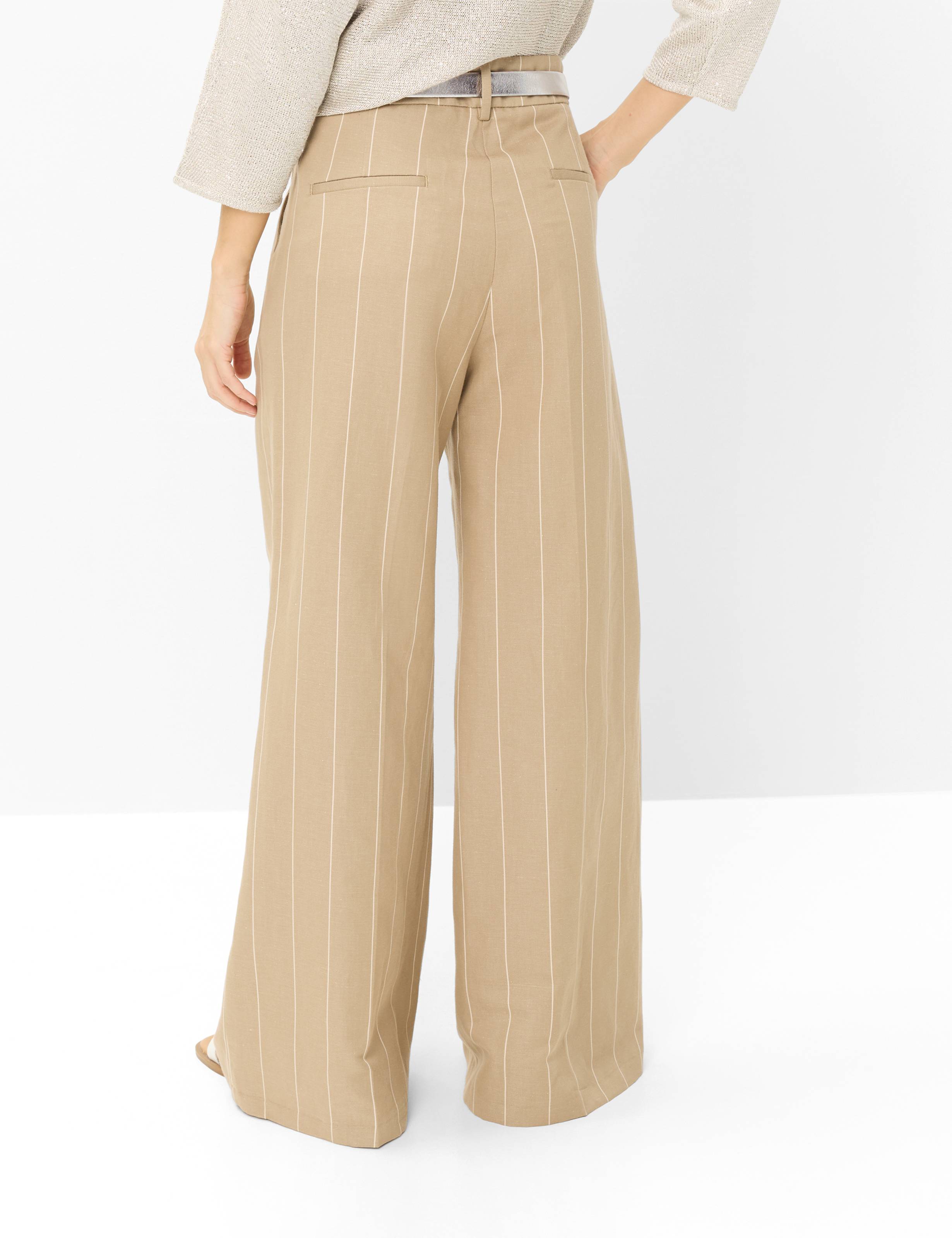 Thumbnail - Brax Damen Palazzohose Style MARLENE LIGHT MOCHA, braun, Gr. 34