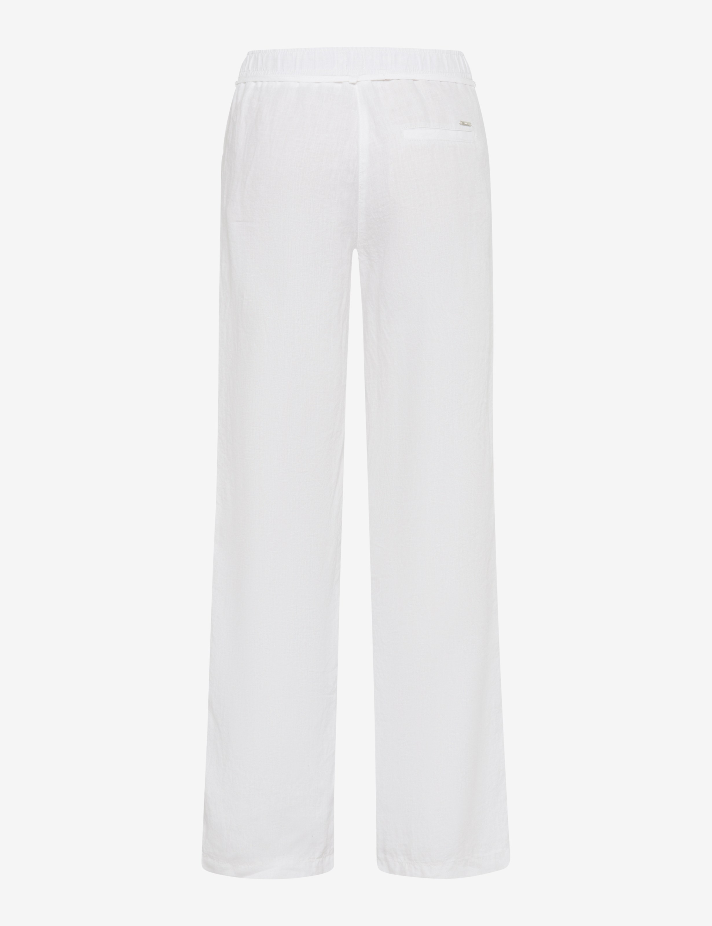 Women Style FARINA White Wide Leg Stand-alone rear view