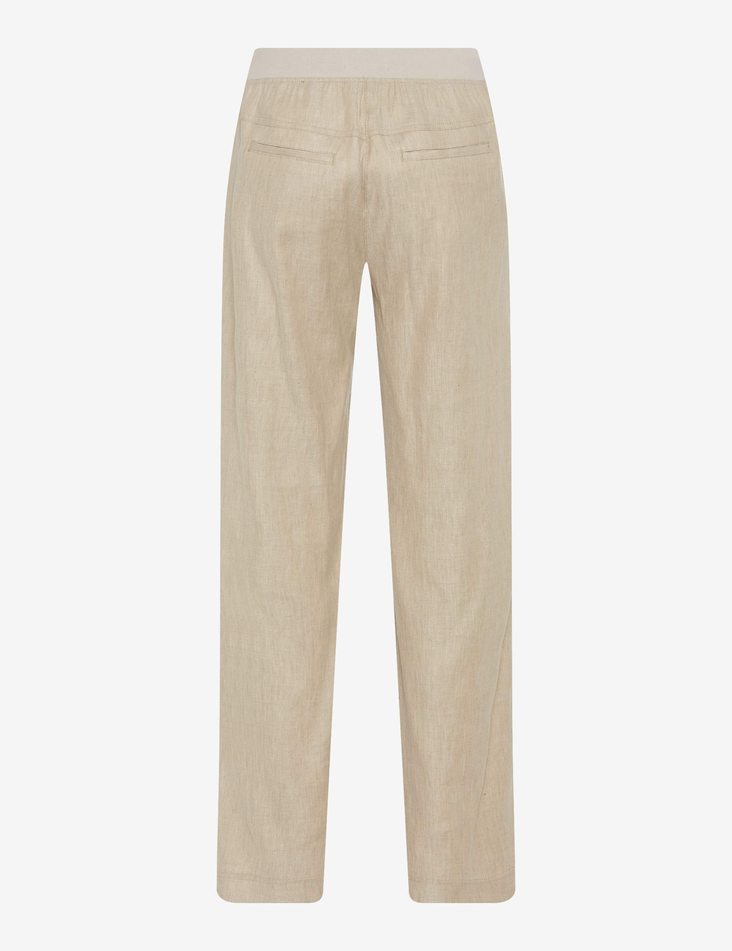 Damen Style PAM FLARED Beige Slim Fit Freisteller Rueck