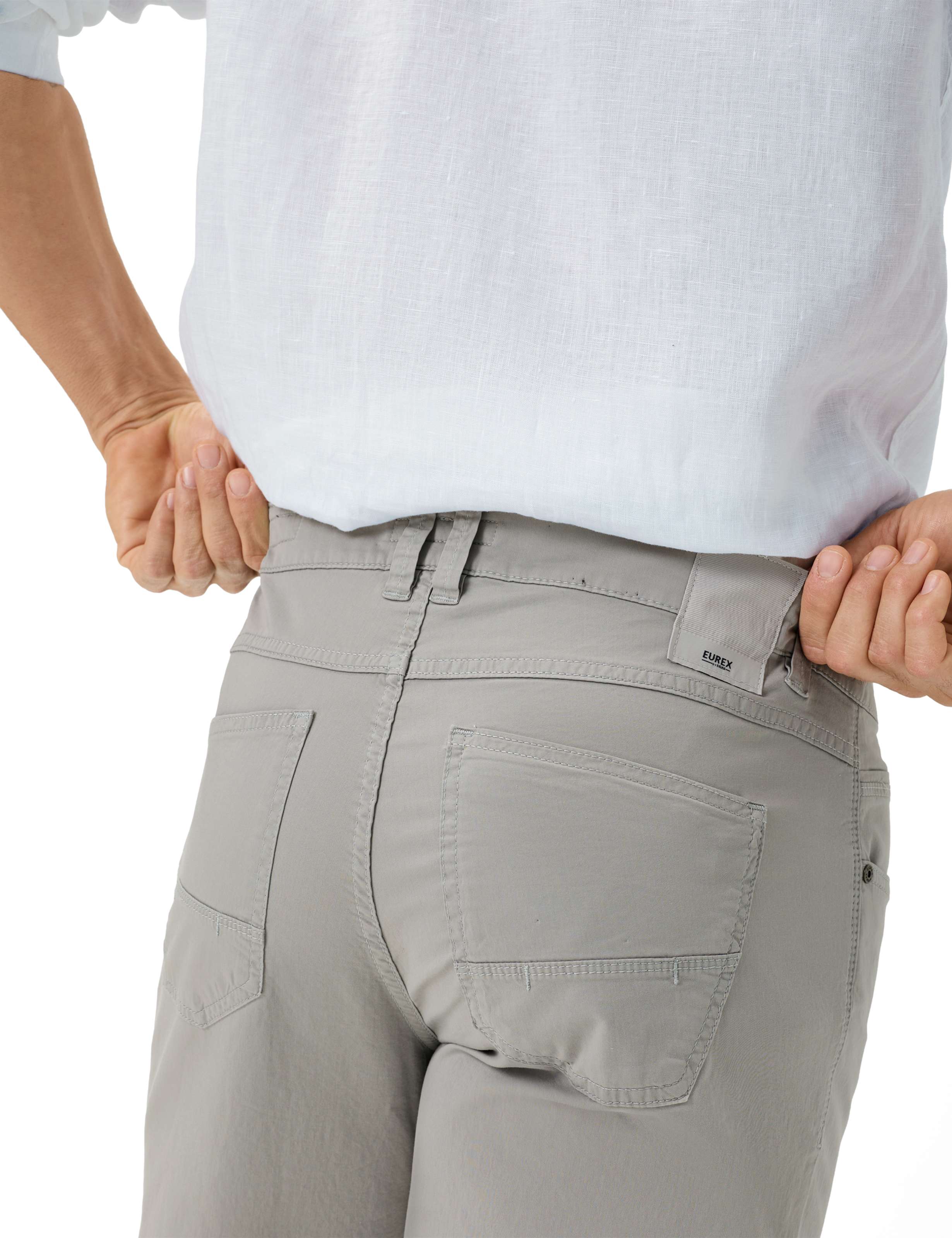 Homme Style LUKE Gris Moyen Regular Fit Détail 1