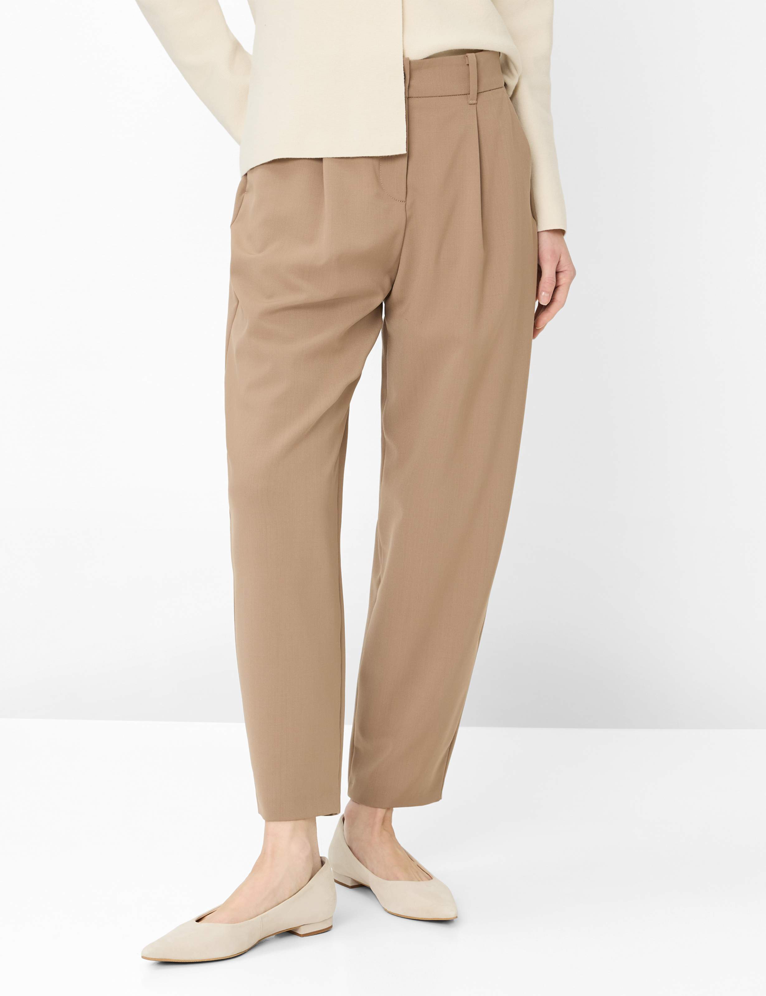Thumbnail - Brax Damen Hose Style MEGAN S LIGHT MOCHA, braun, Gr. 44K