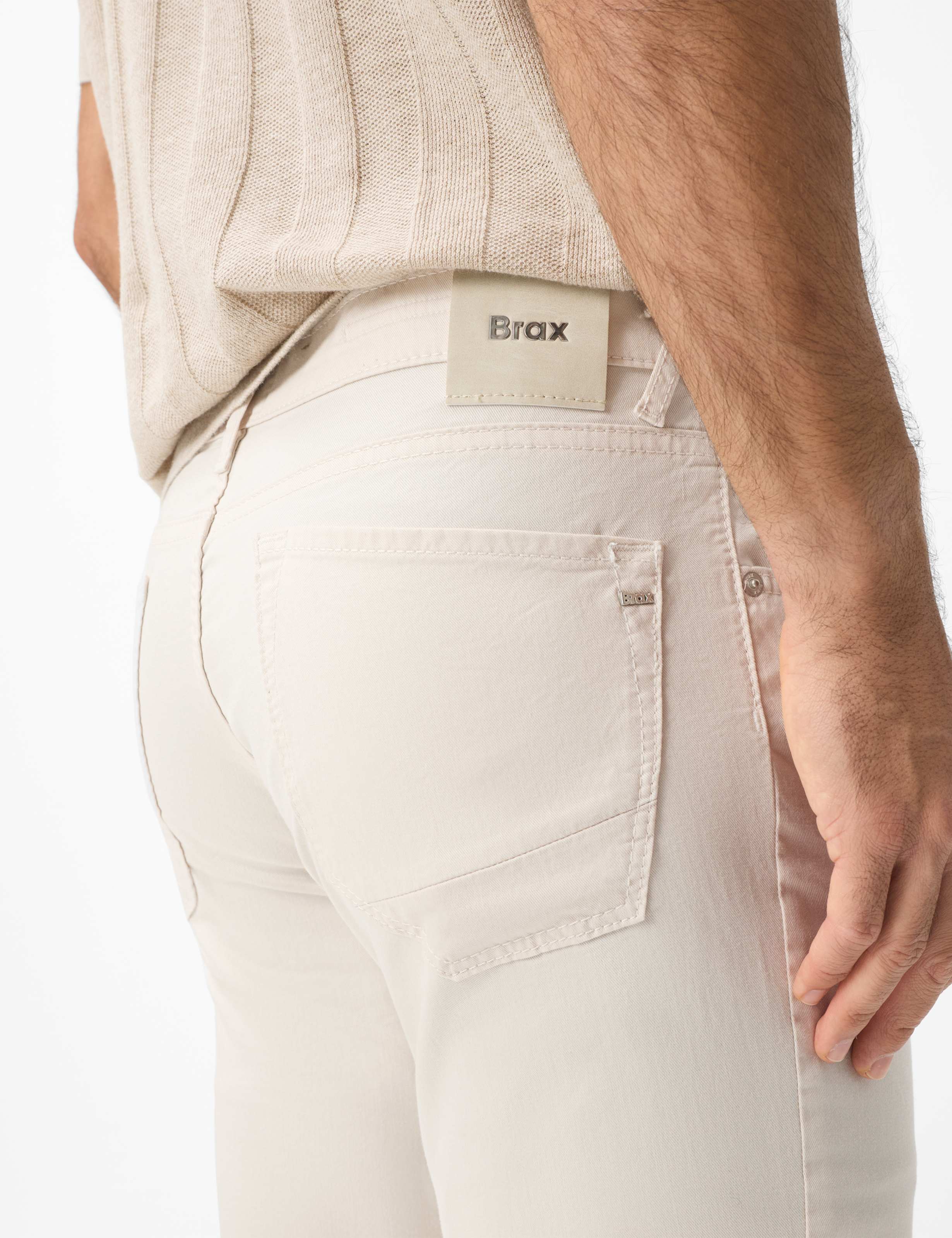 Men Style CHUCK Light Beige Modern Fit Detail 2