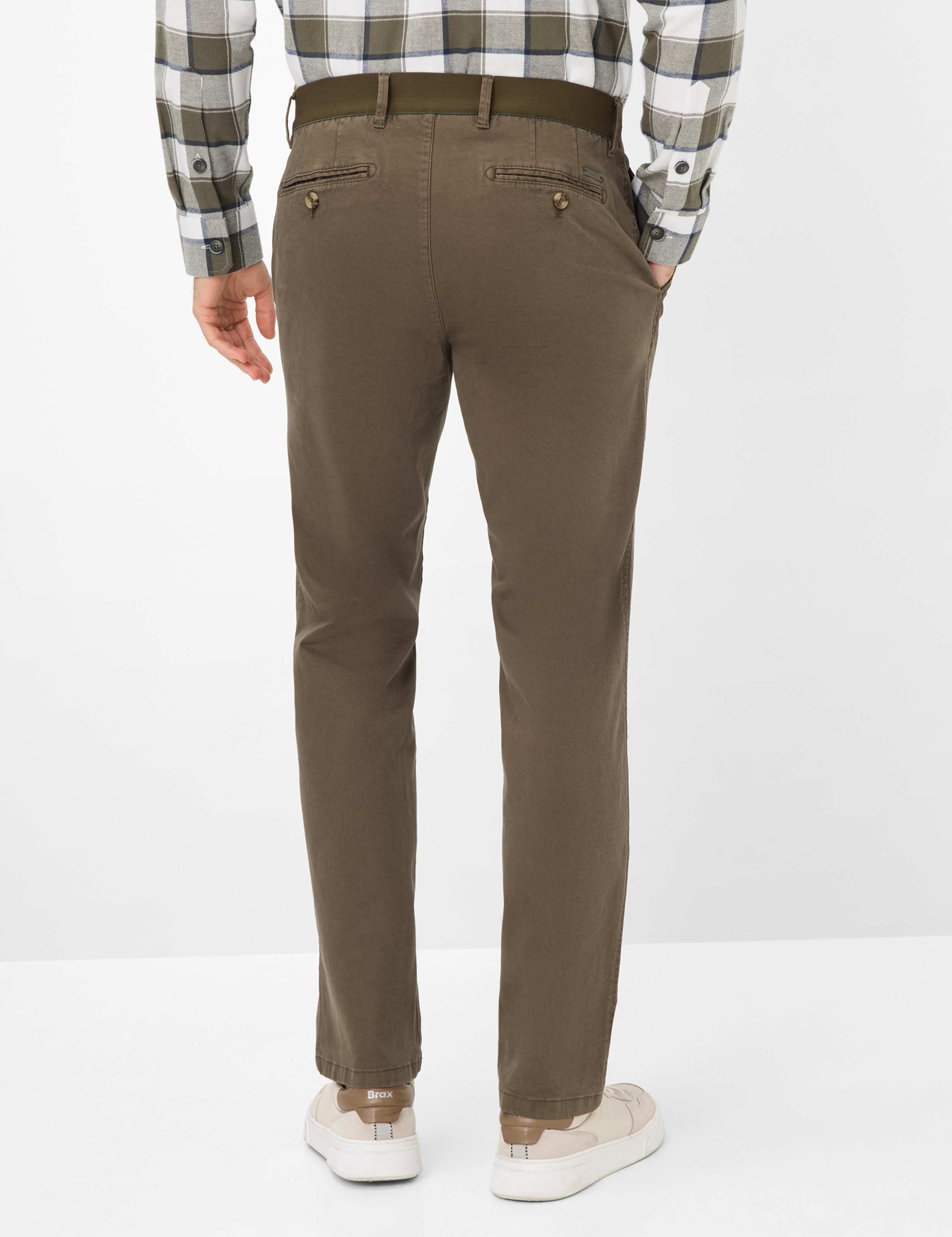 Thumbnail - Eurex by Brax Herren Flatfronthose Style TORGE OLIVE Grün Oliv, grün - oliv, Gr. 275U