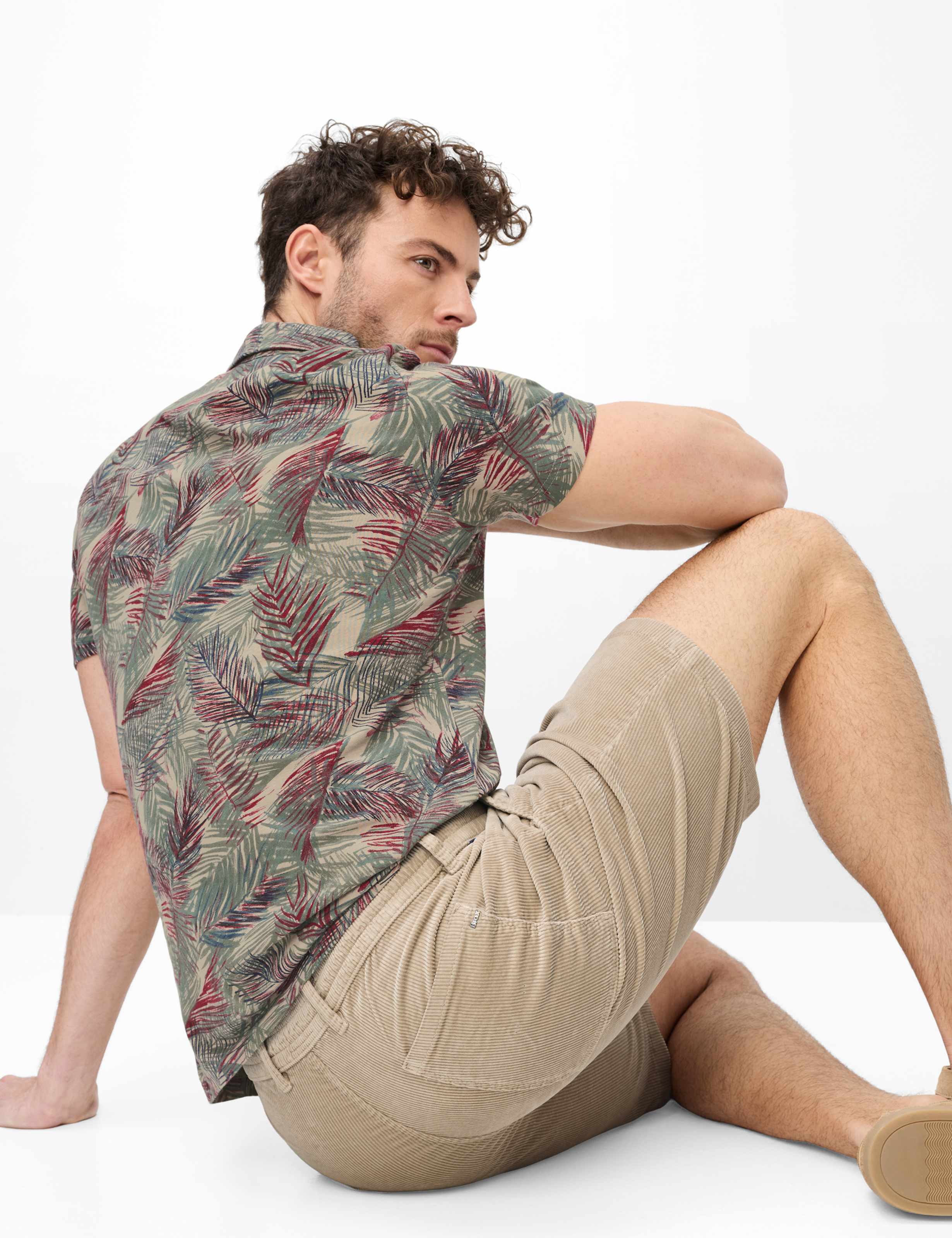 Men Style BALU Light Brown Modern Fit Detail 1