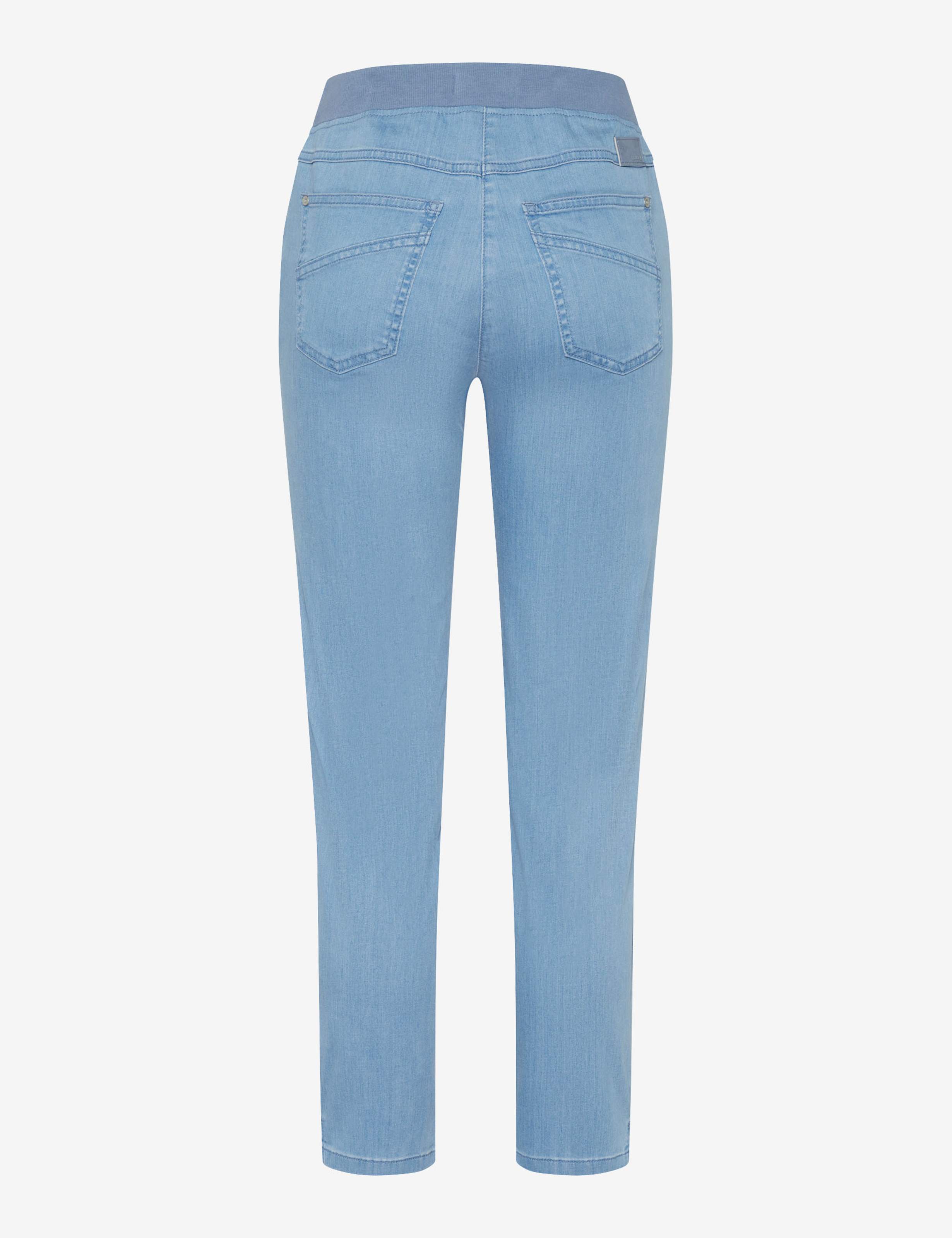 Damen Style PAMINA 6/8 Denim Hellblau Slim Fit Freisteller Rueck